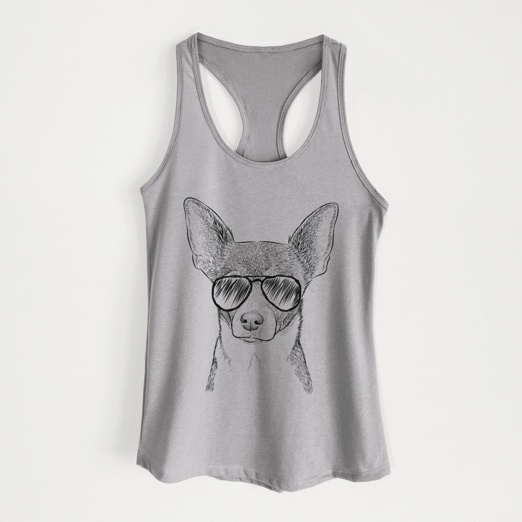 Peanut the Chihuahua - Women's Racerback Tanktop