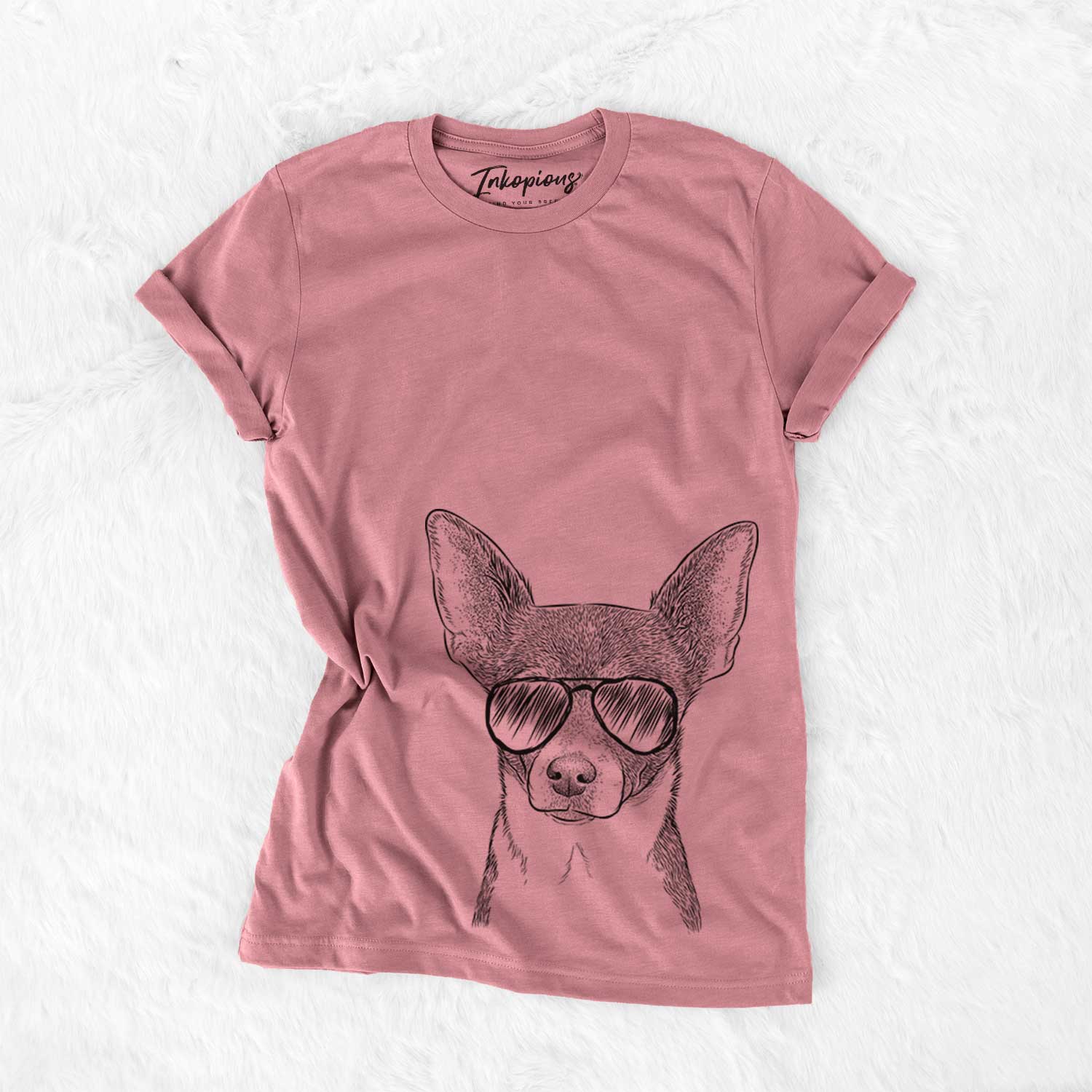 Aviator Peanut the Chihuahua - Unisex Crewneck