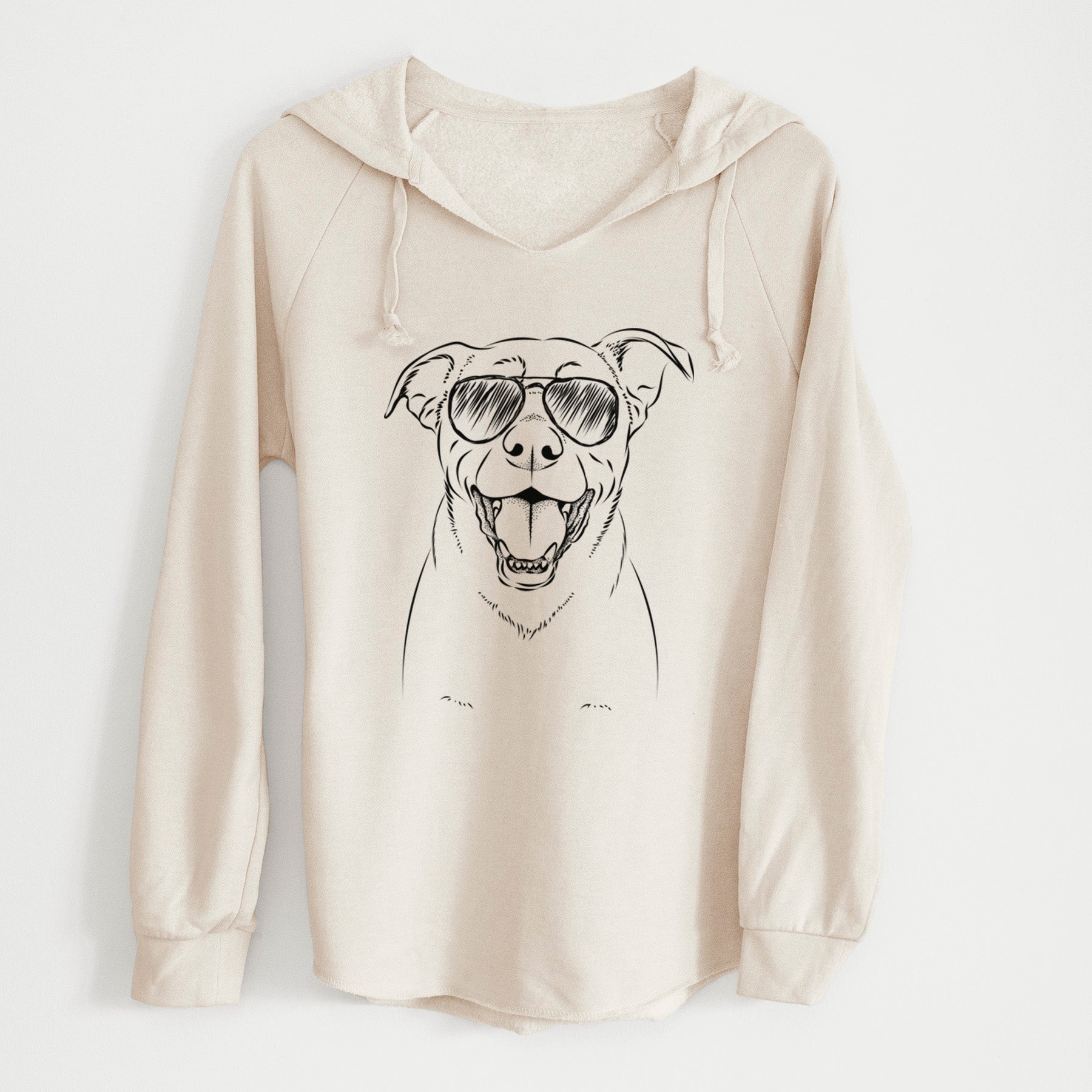 Aviator Pele the Lab Mix - Cali Wave Hooded Sweatshirt