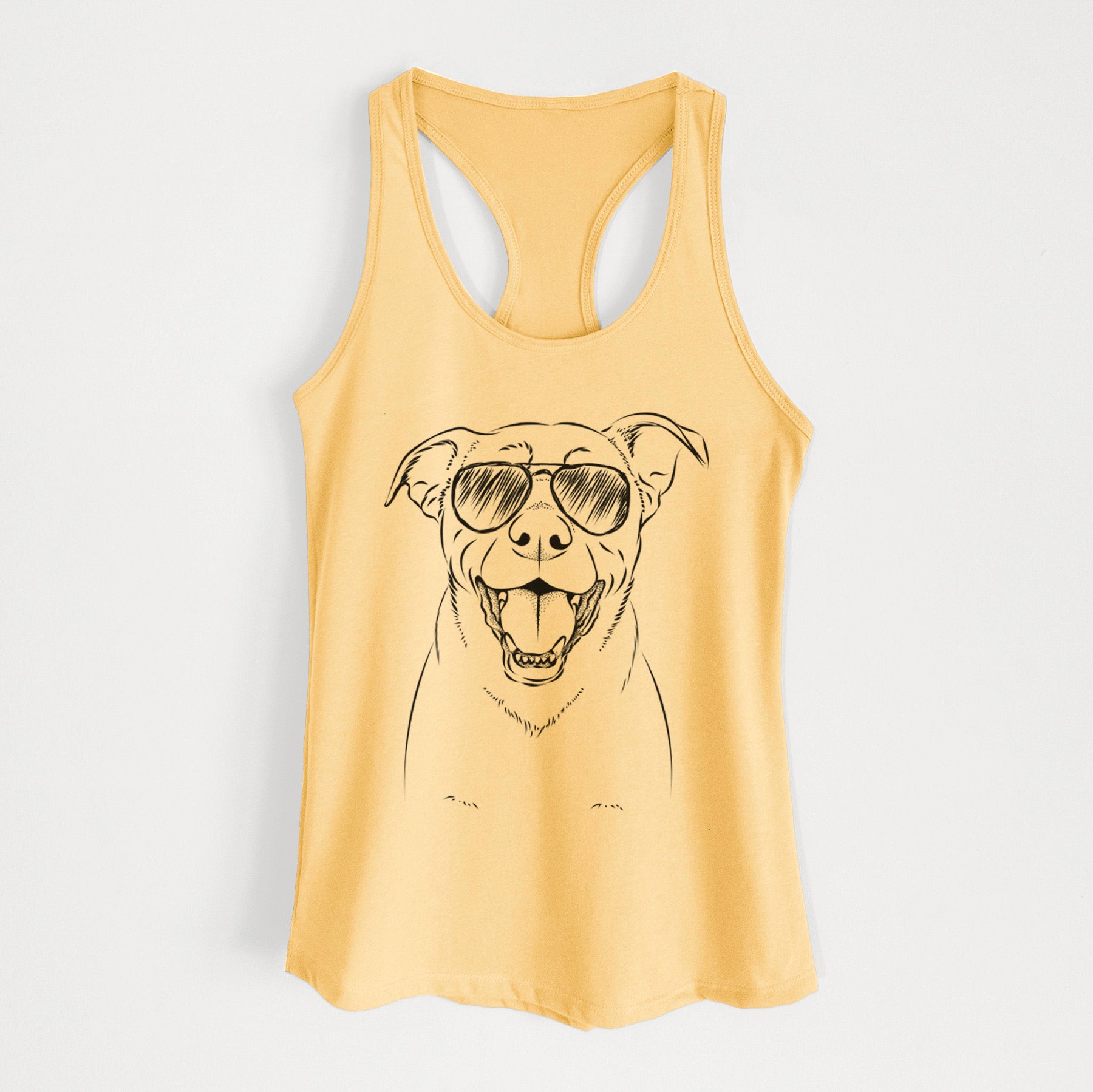 Pele the Lab Mix - Women's Racerback Tanktop