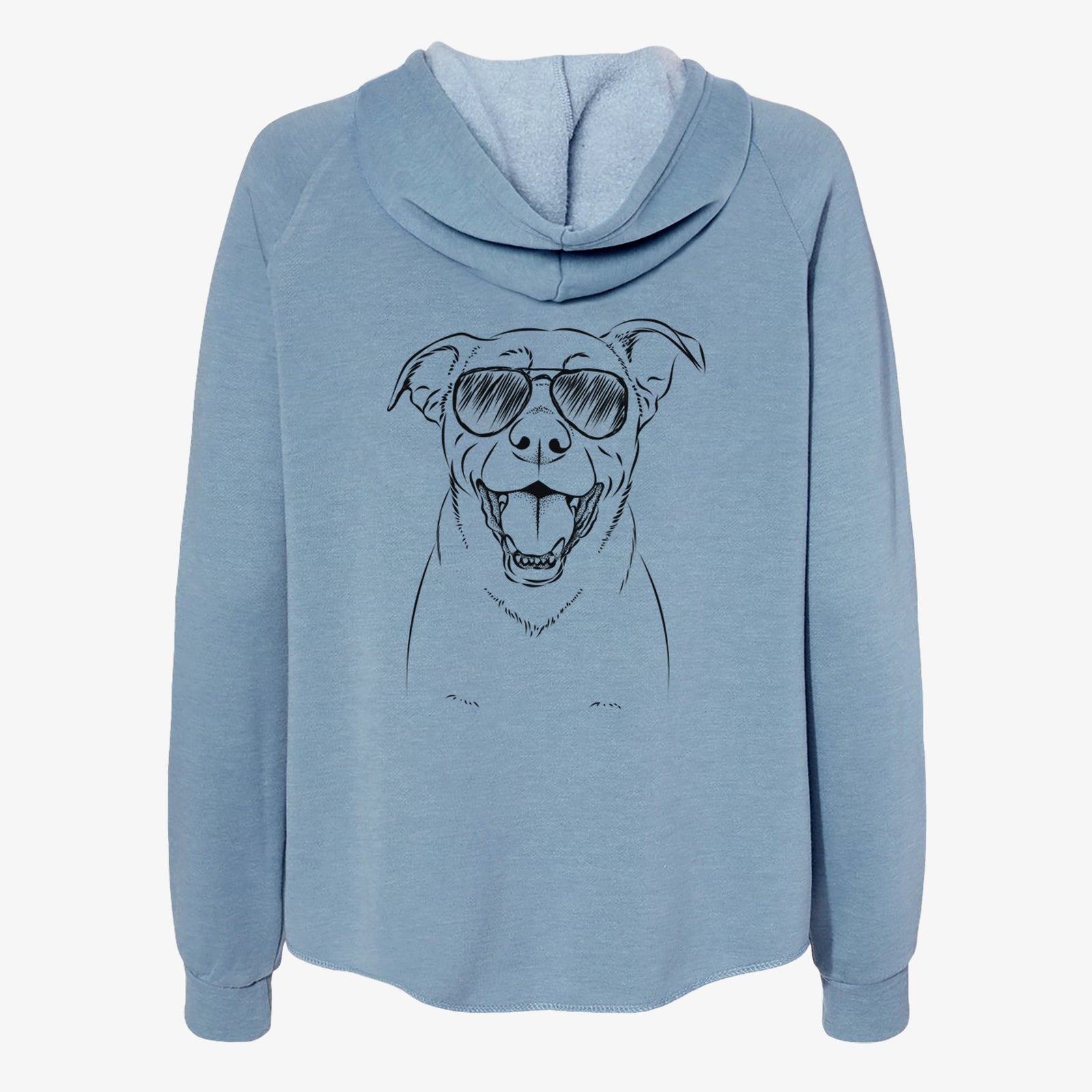 Pele the Lab Mix - Women's Cali Wave Zip-Up Sweatshirt