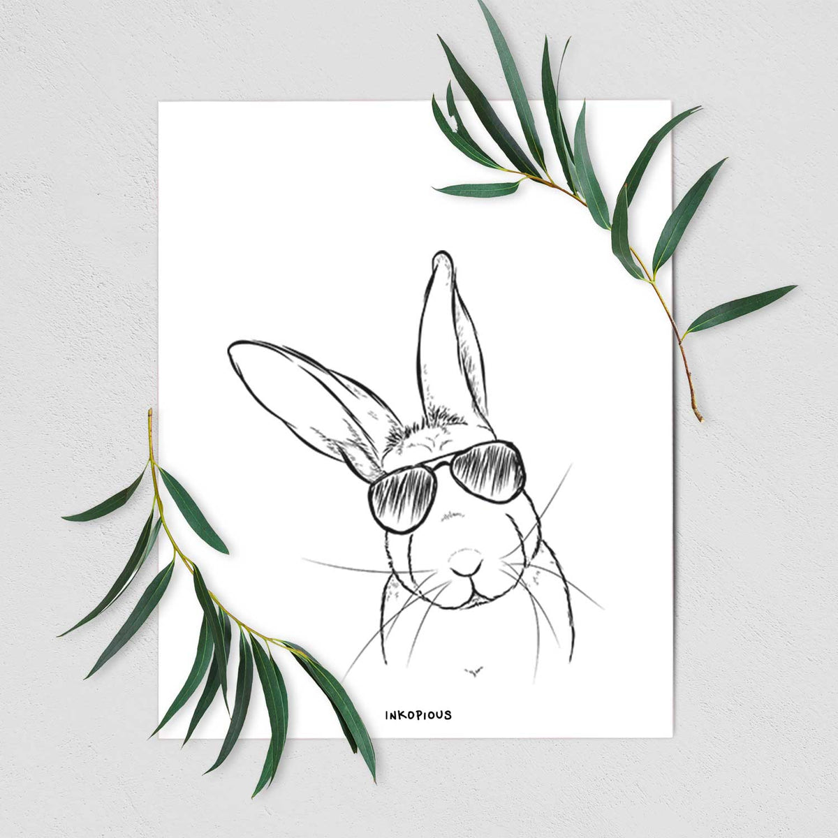 Penny the Belgian Hare Art Print