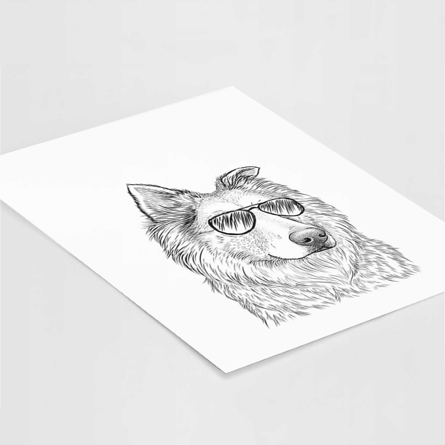 Penny the Chow Mix Art Print