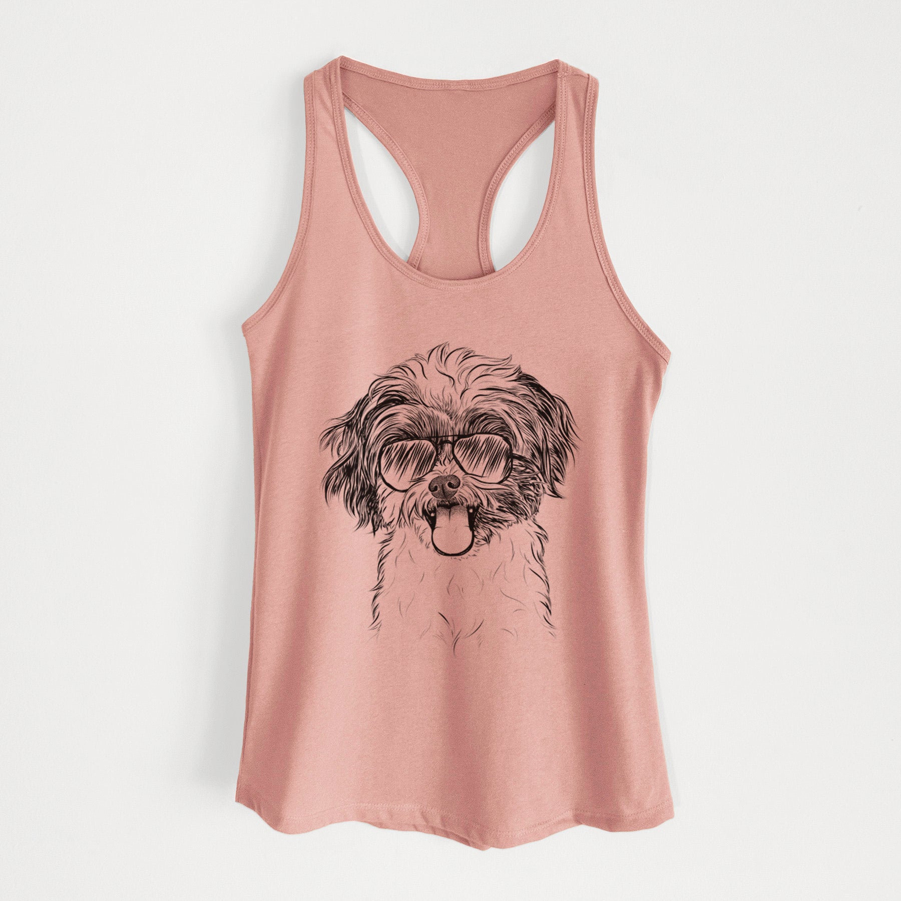 Pepper the Shihpoo - Women's Racerback Tanktop