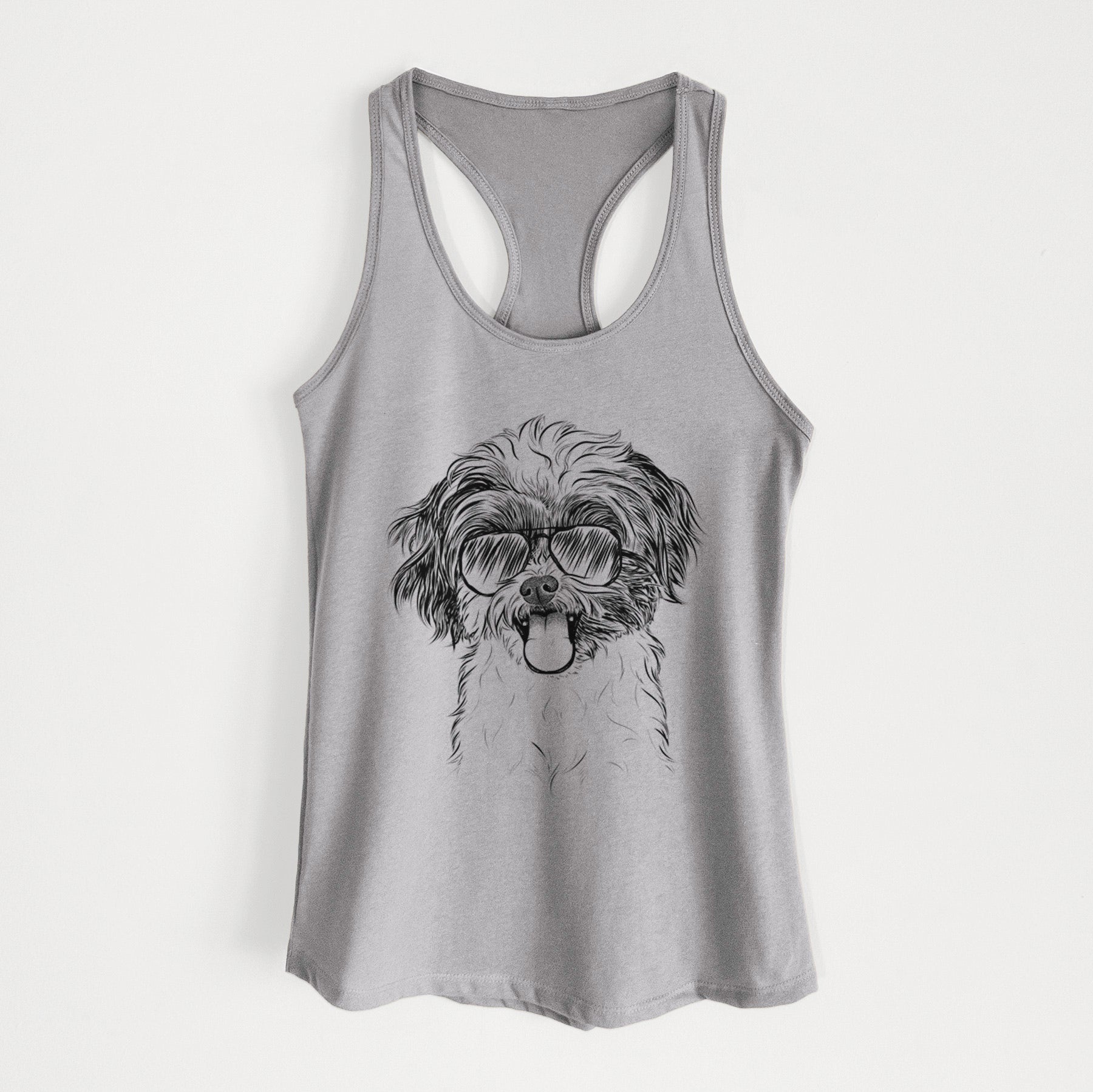 Pepper the Shihpoo - Women's Racerback Tanktop