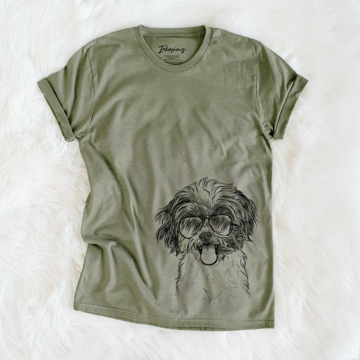 Aviator Pepper the Shihpoo - Unisex Crewneck