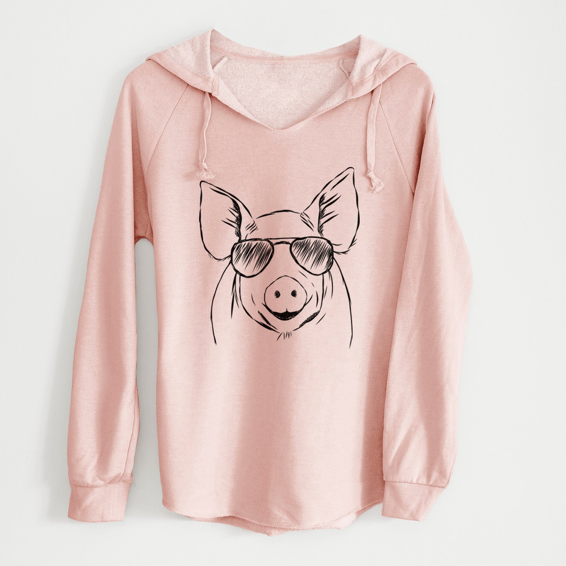 Aviator Perry the Pig - Cali Wave Hooded Sweatshirt