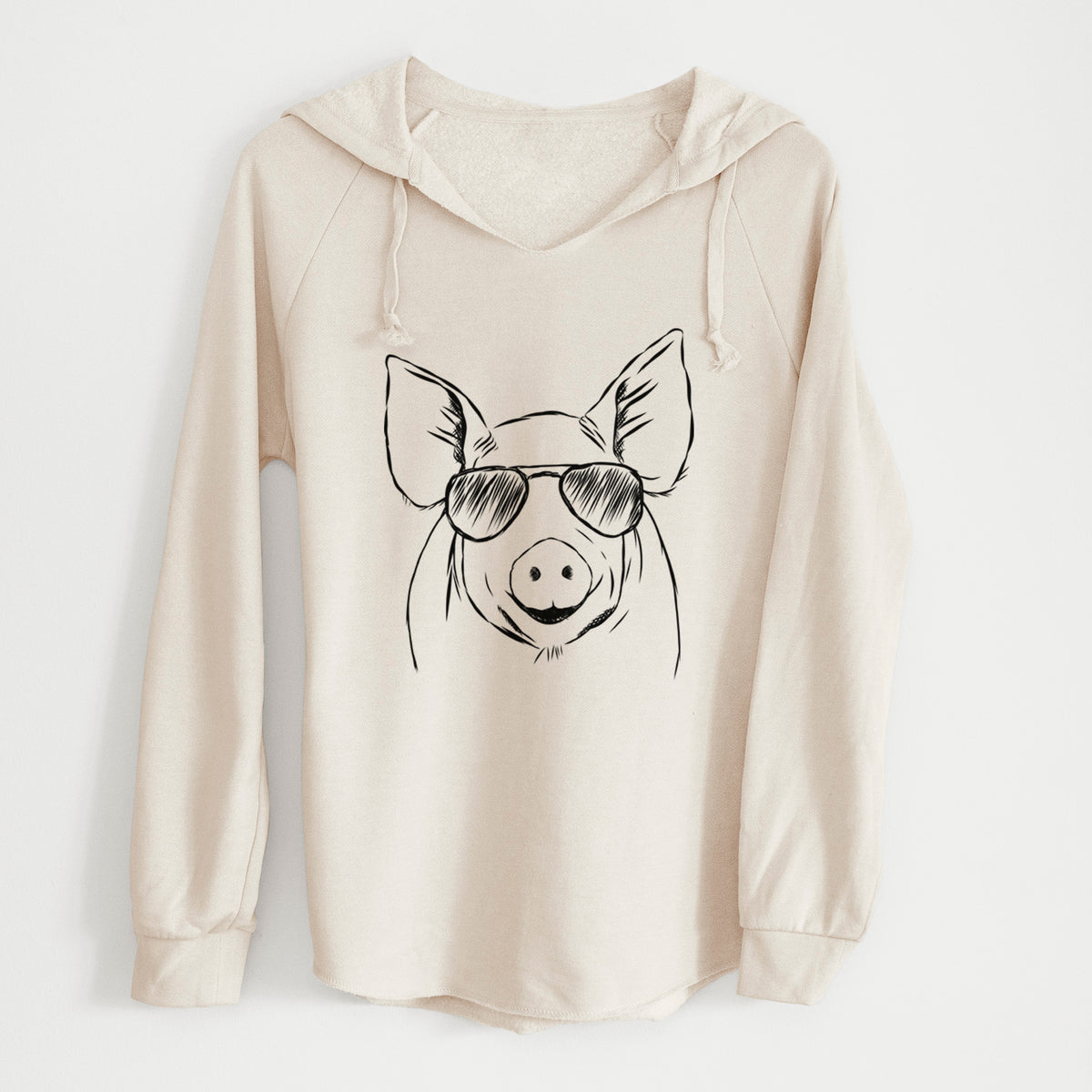 Aviator Perry the Pig - Cali Wave Hooded Sweatshirt