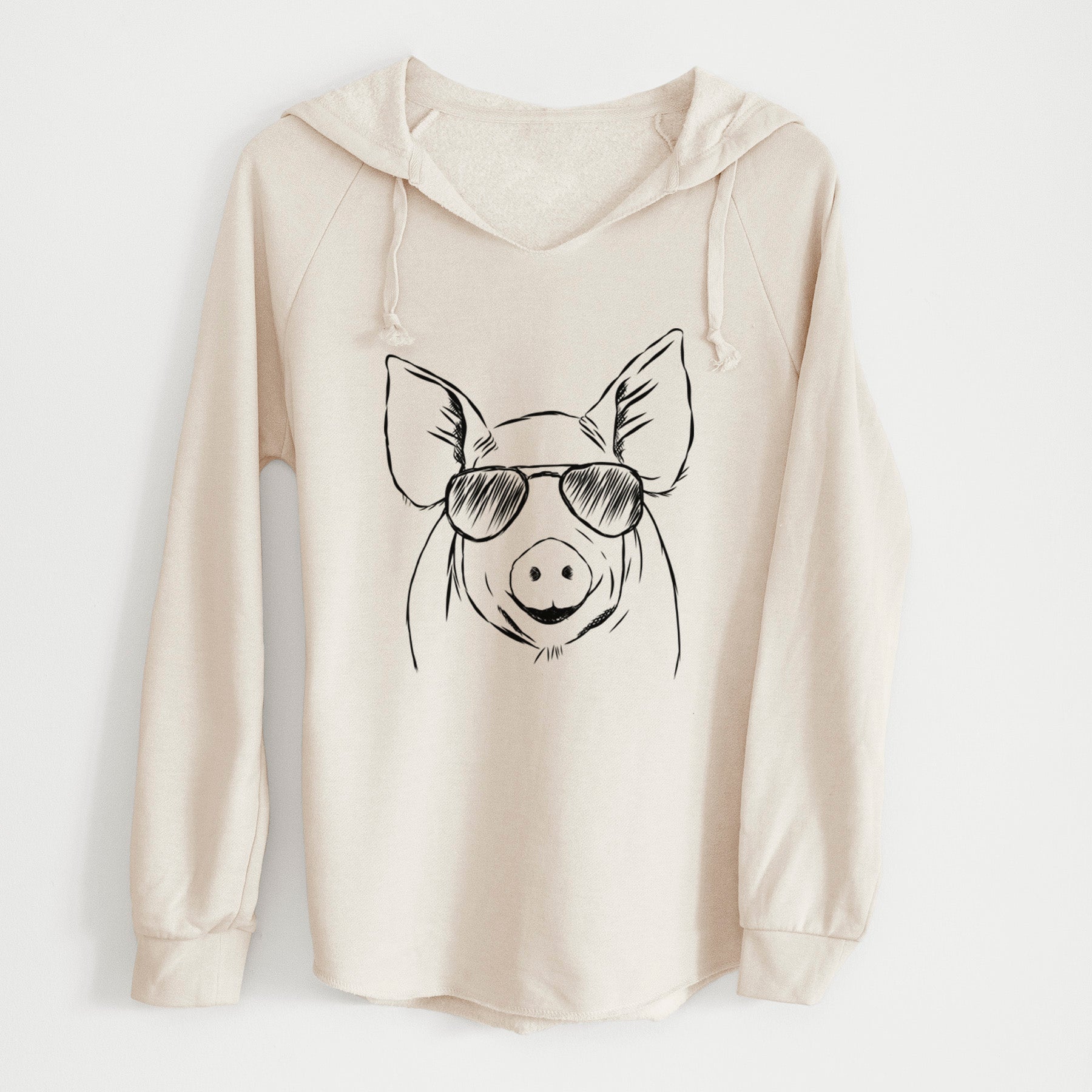 Aviator Perry the Pig - Cali Wave Hooded Sweatshirt