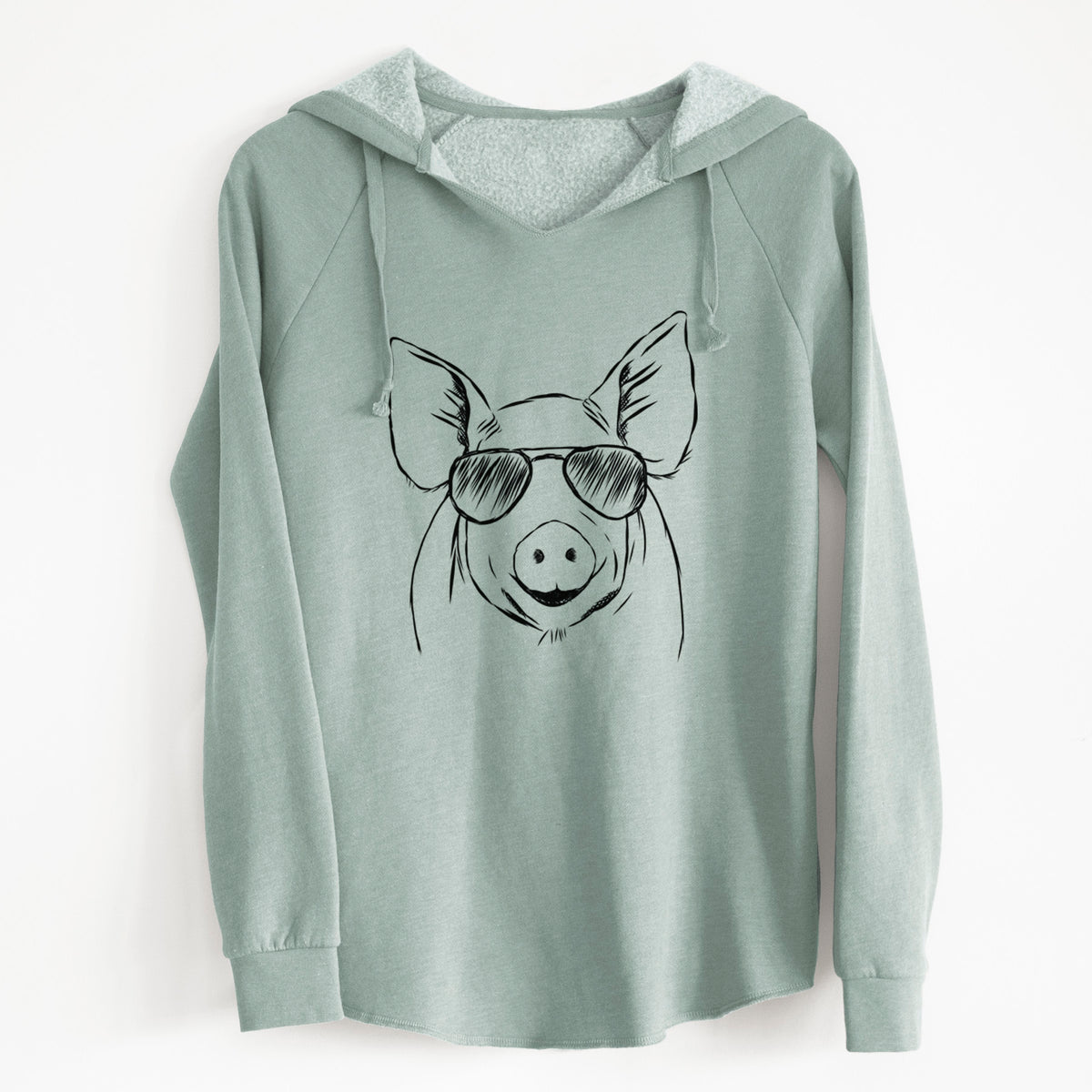 Aviator Perry the Pig - Cali Wave Hooded Sweatshirt