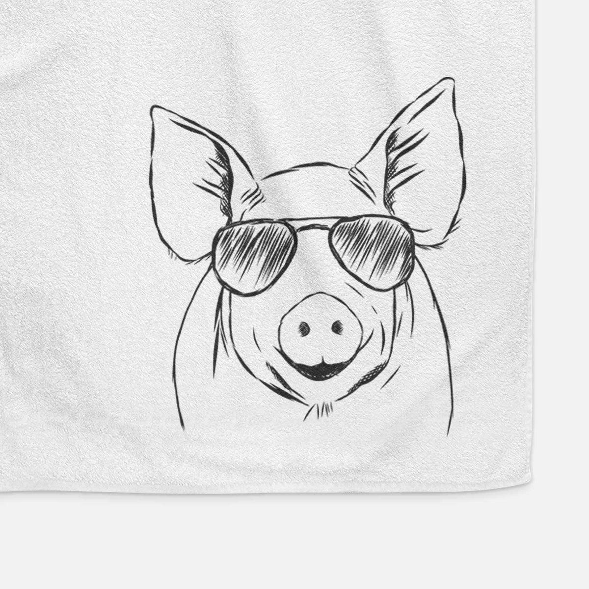 Perry the Pig Decorative Hand Towel