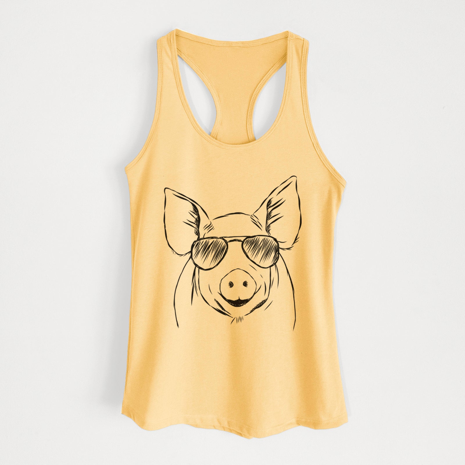 Perry the Pig - Women's Racerback Tanktop