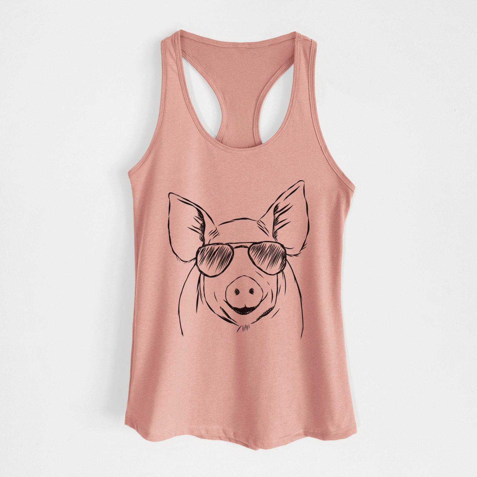 Perry the Pig - Women's Racerback Tanktop