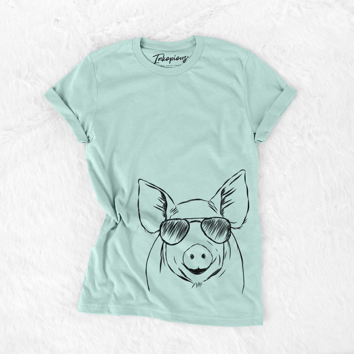 Aviator Perry the Pig - Unisex Crewneck