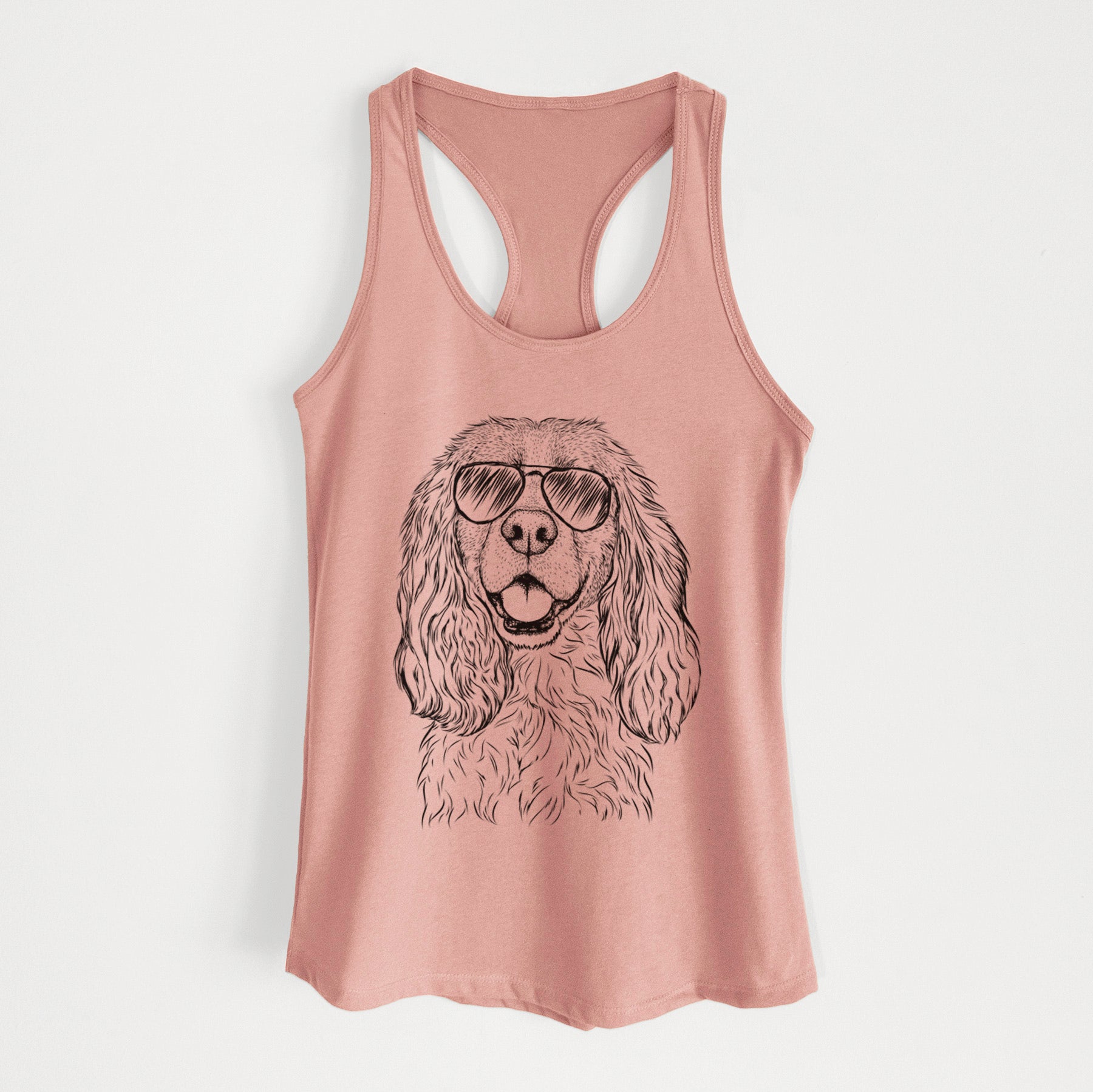 Perry the Cockalier - Women's Racerback Tanktop