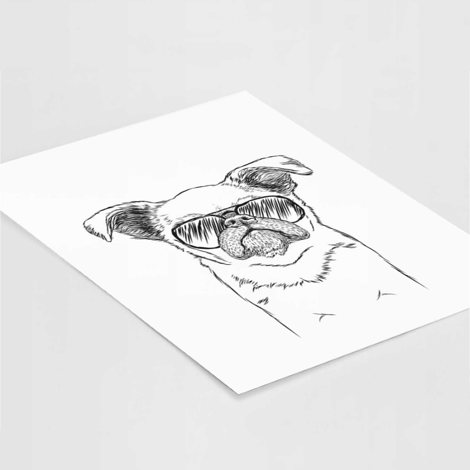 Petit Penny the Brussels Griffon Art Print