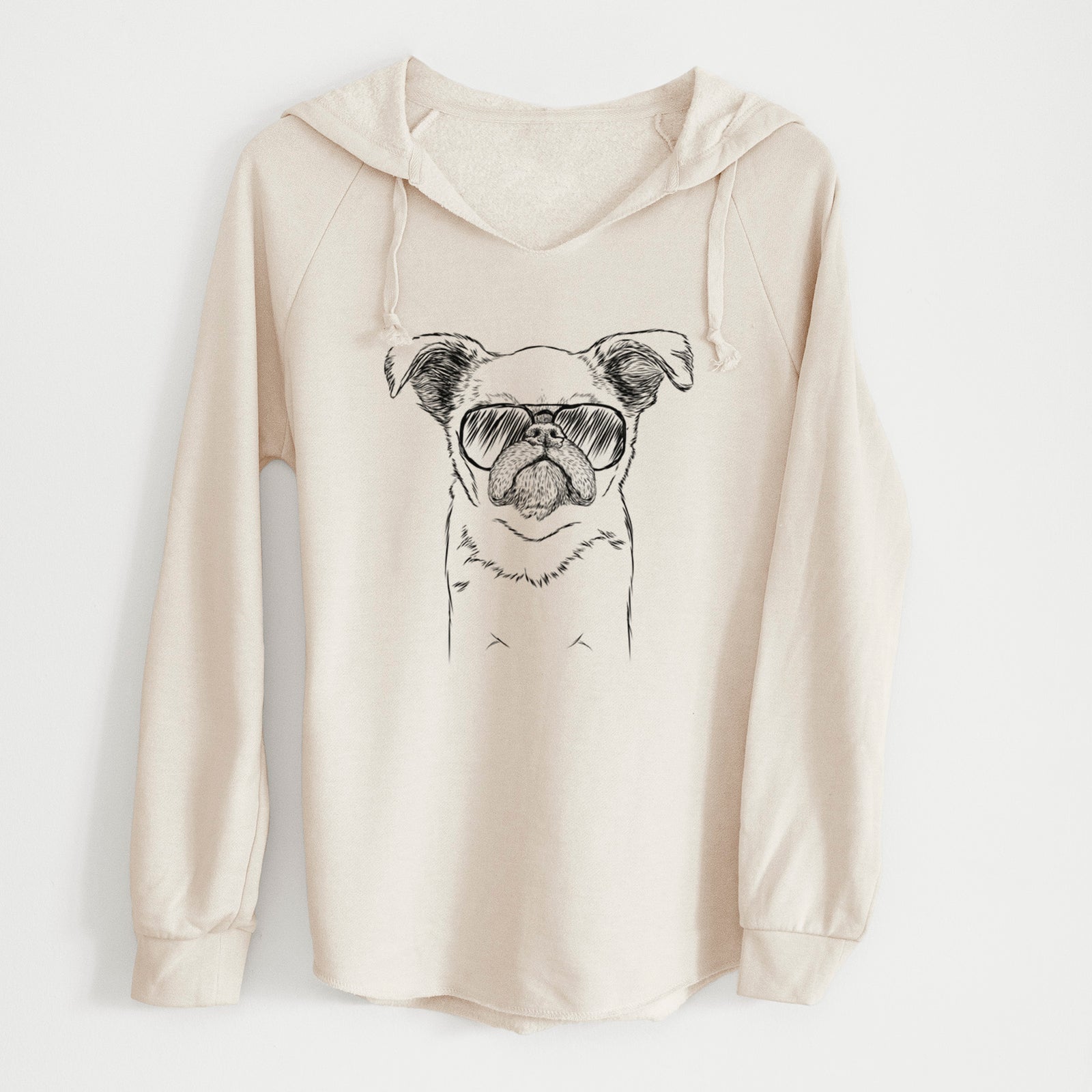 Aviator Petit Penny the Brussels Griffon - Cali Wave Hooded Sweatshirt