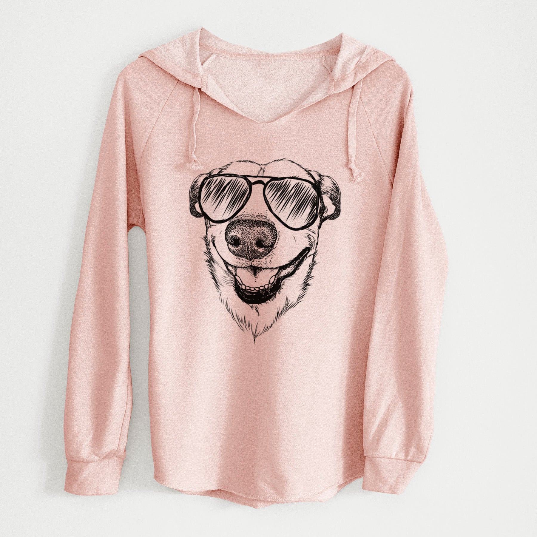 Aviator Petrah the Staffy Mix - Cali Wave Hooded Sweatshirt