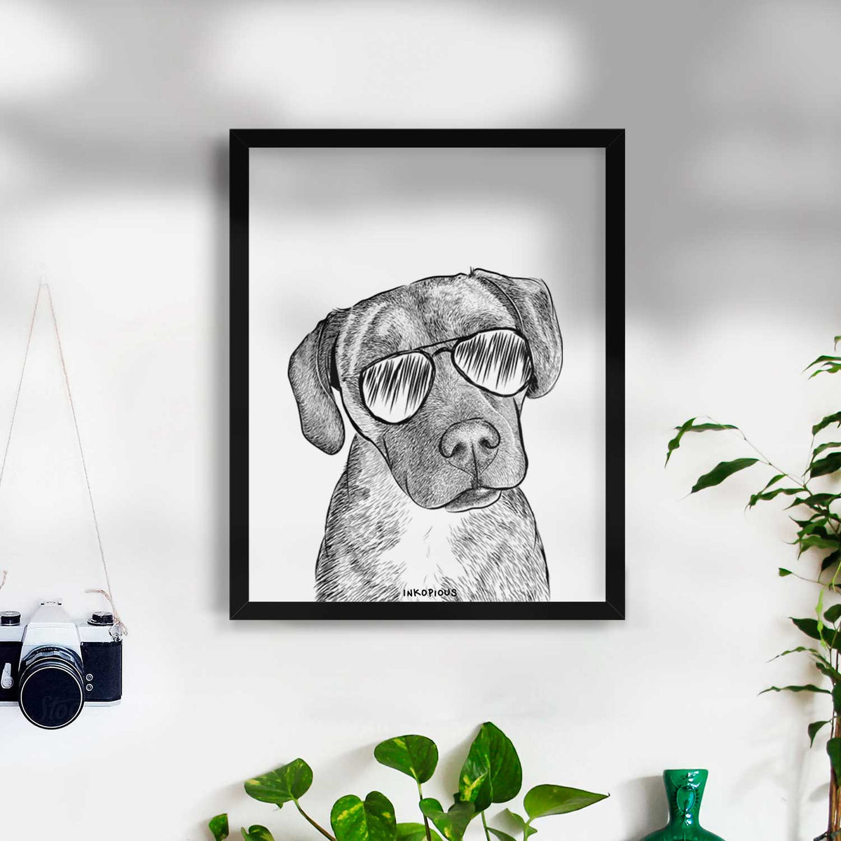Peyton Manning the Beagle Bulldog Mix Art Print
