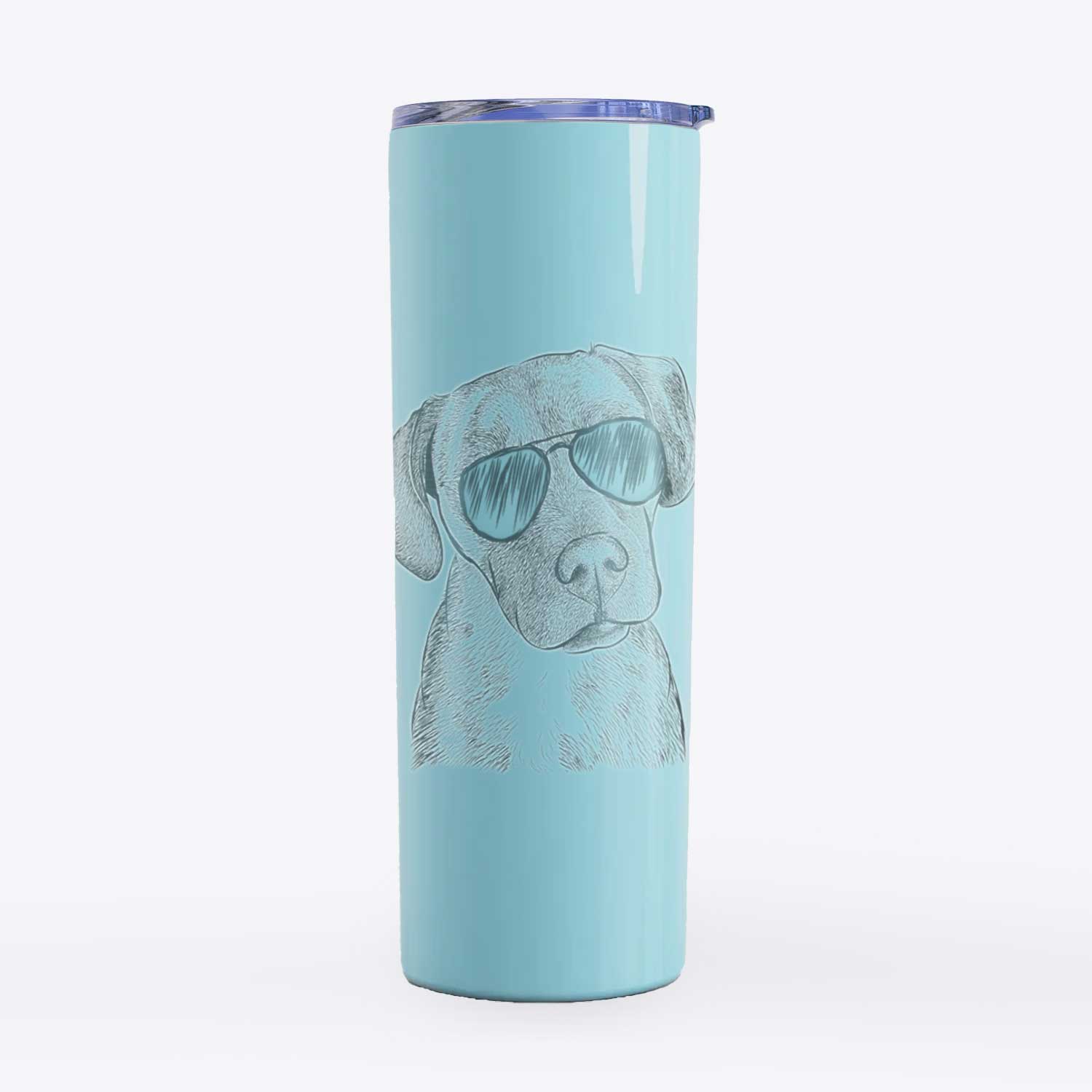 Peyton Manning the Beagle Bulldog Mix - 20oz Skinny Tumbler