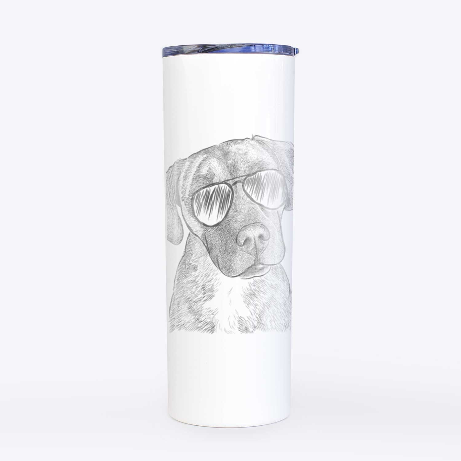 Peyton Manning the Beagle Bulldog Mix - 20oz Skinny Tumbler