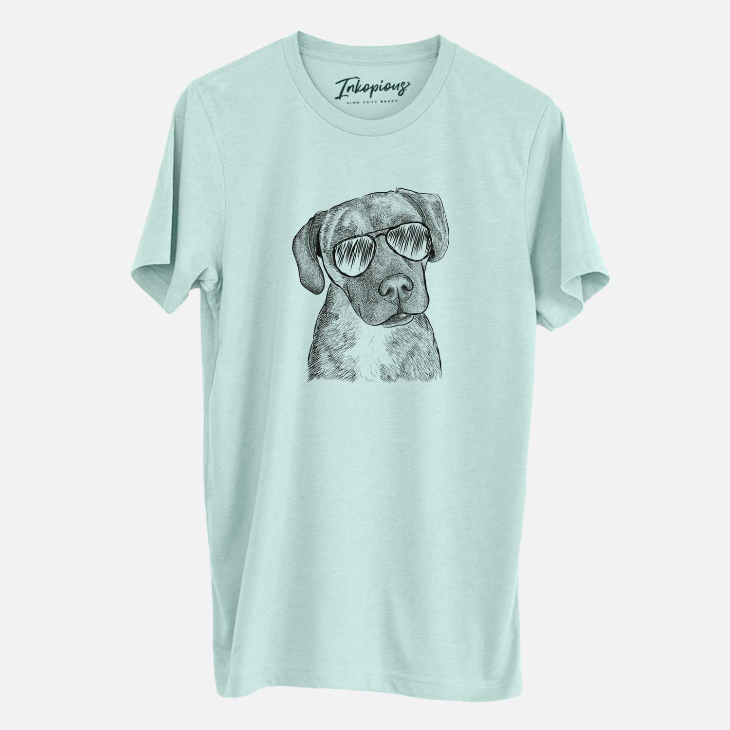 Aviator Peyton Manning the Beagle Bulldog Mix - Unisex Crewneck