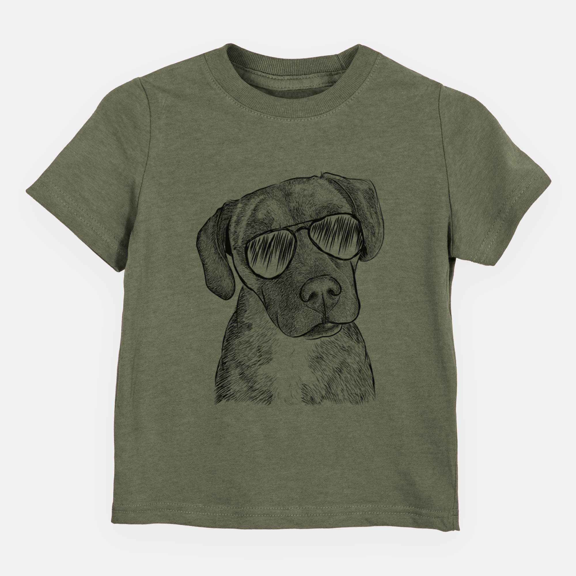 Aviator Peyton Manning the Beagle Bulldog Mix - Kids/Youth/Toddler Shirt