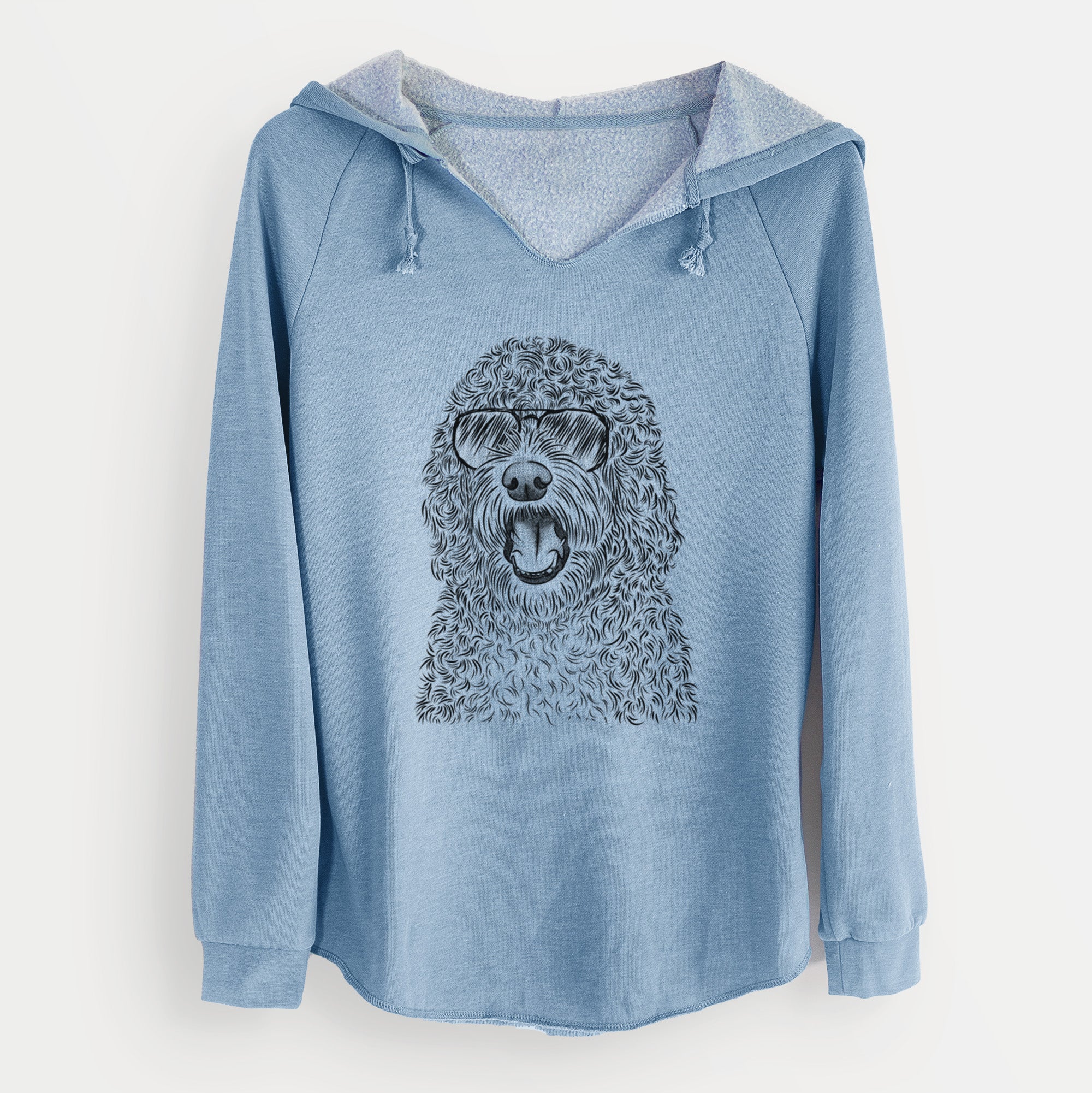 Aviator Phillip the Portuguese Water Dog - Cali Wave Hooded Sweatshirt