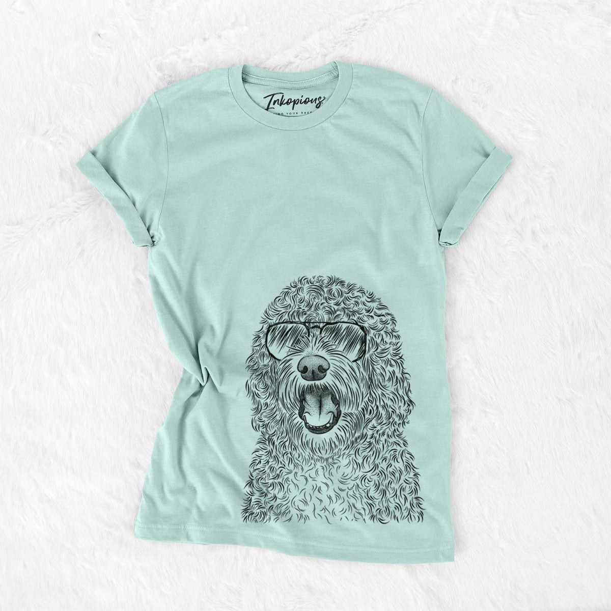 Aviator Phillip the Portuguese Water Dog - Unisex Crewneck