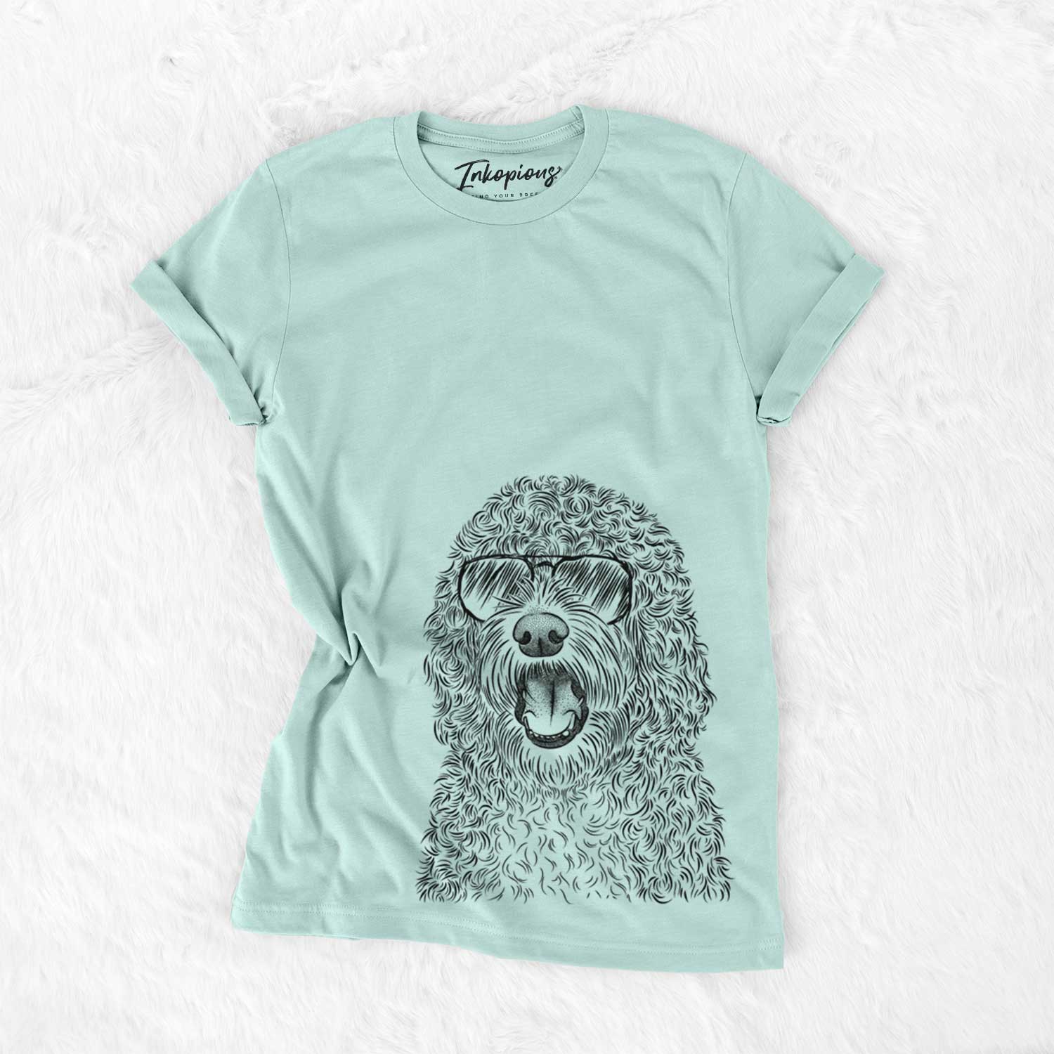 Aviator Phillip the Portuguese Water Dog - Unisex Crewneck