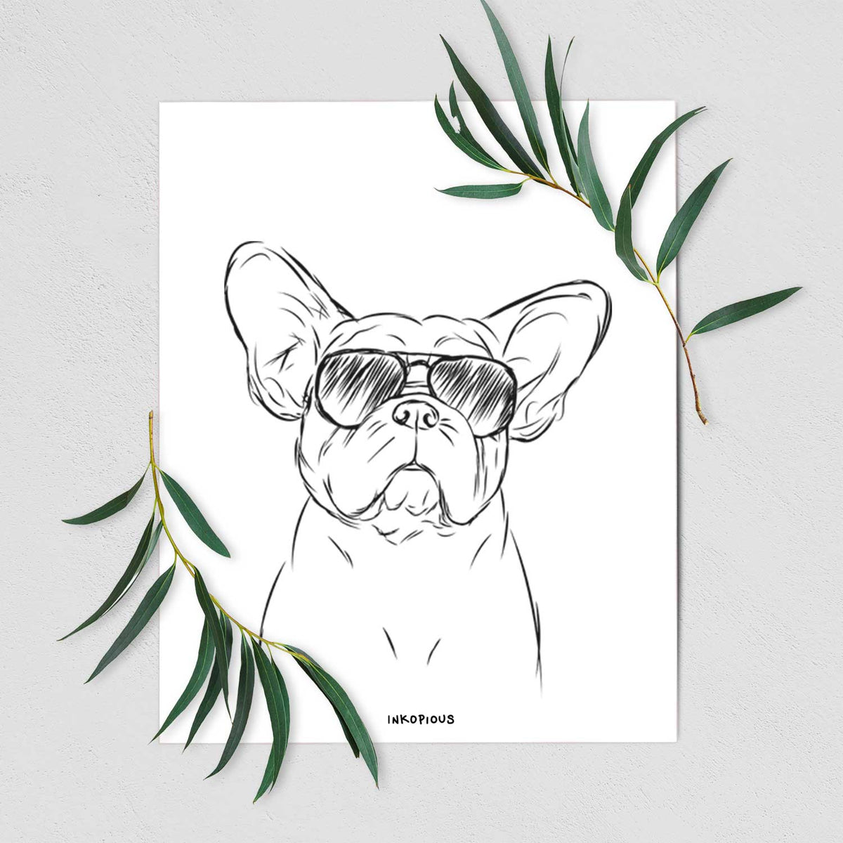 Pierre the French Bulldog Art Print