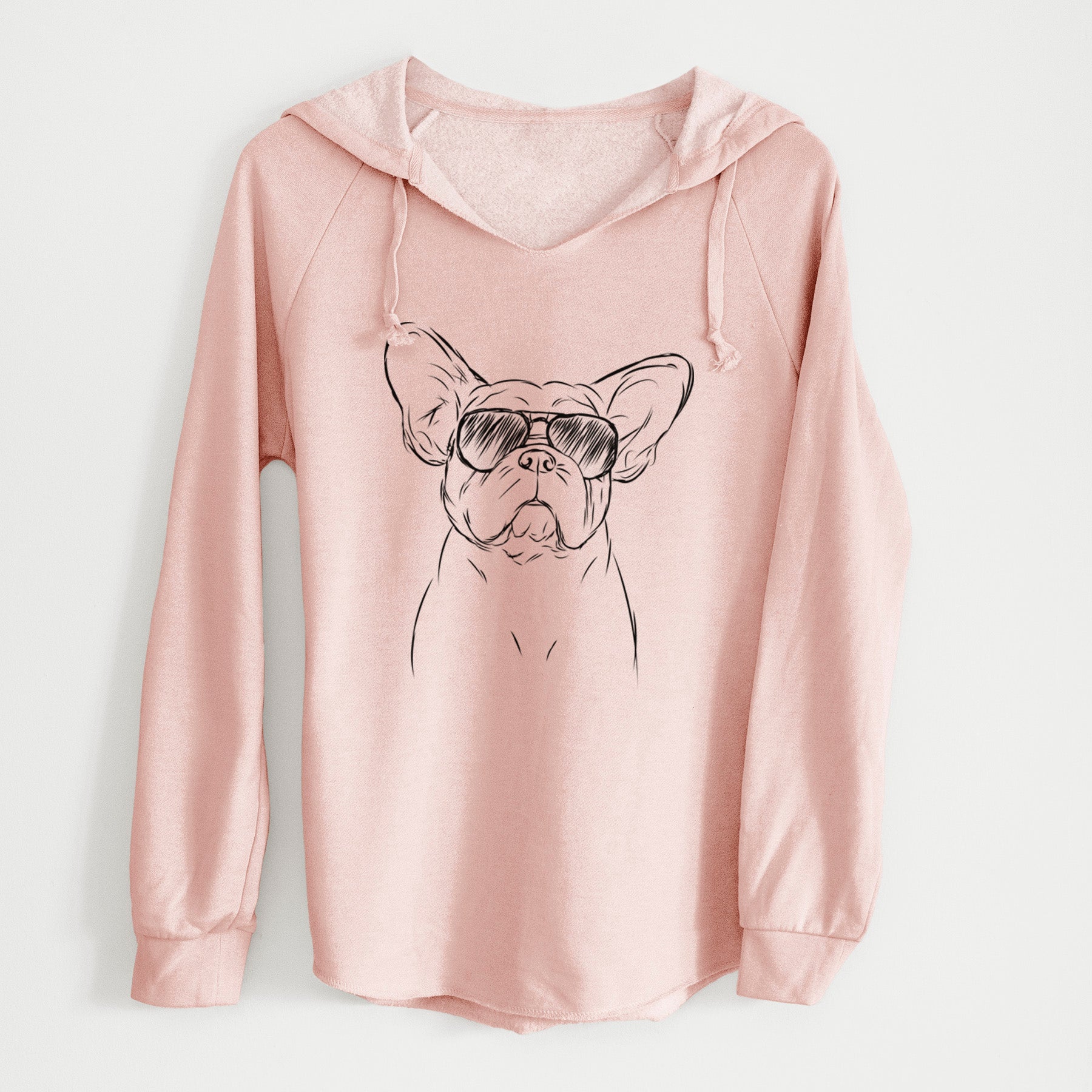 Aviator Pierre the French Bulldog - Cali Wave Hooded Sweatshirt