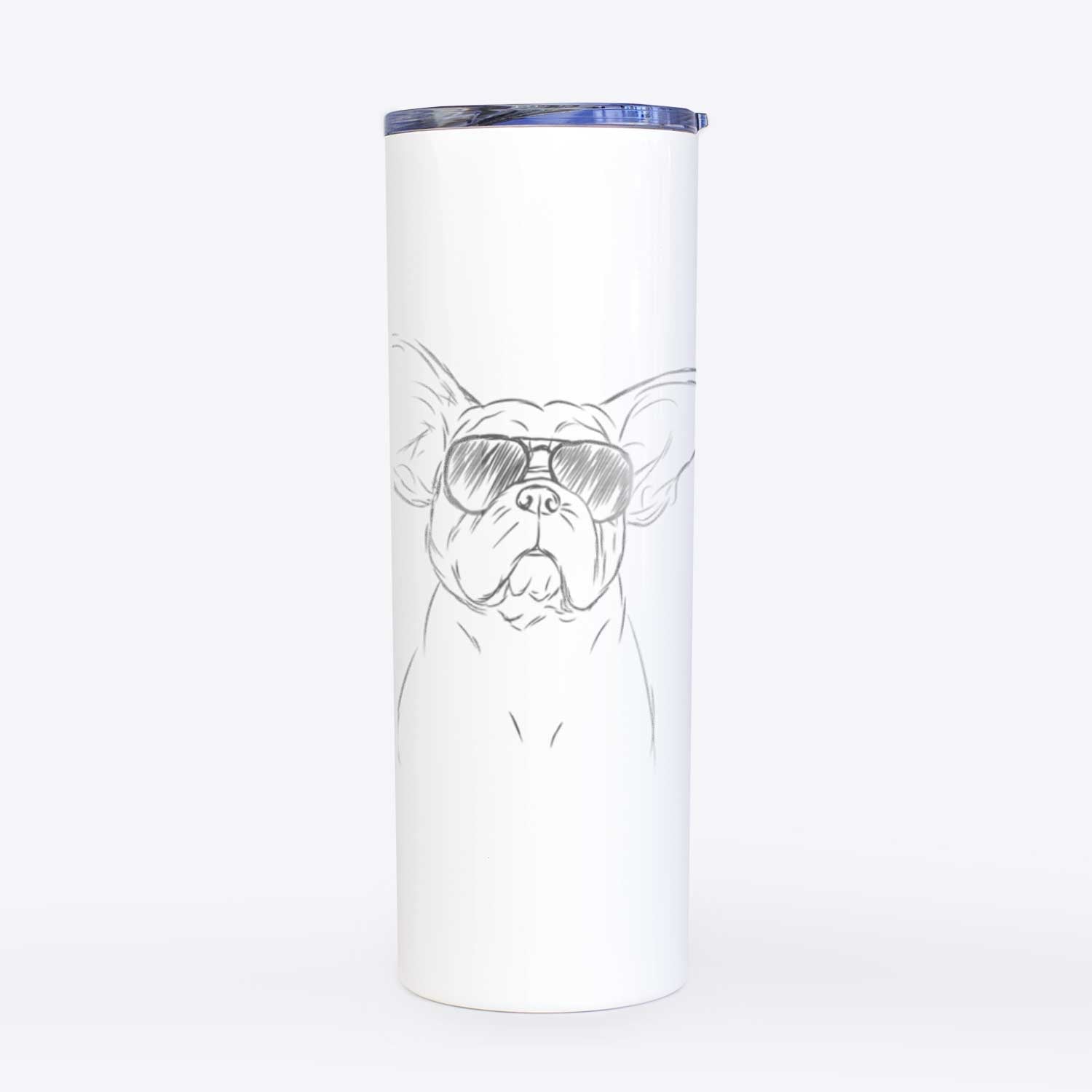 Pierre the French Bulldog - 20oz Skinny Tumbler