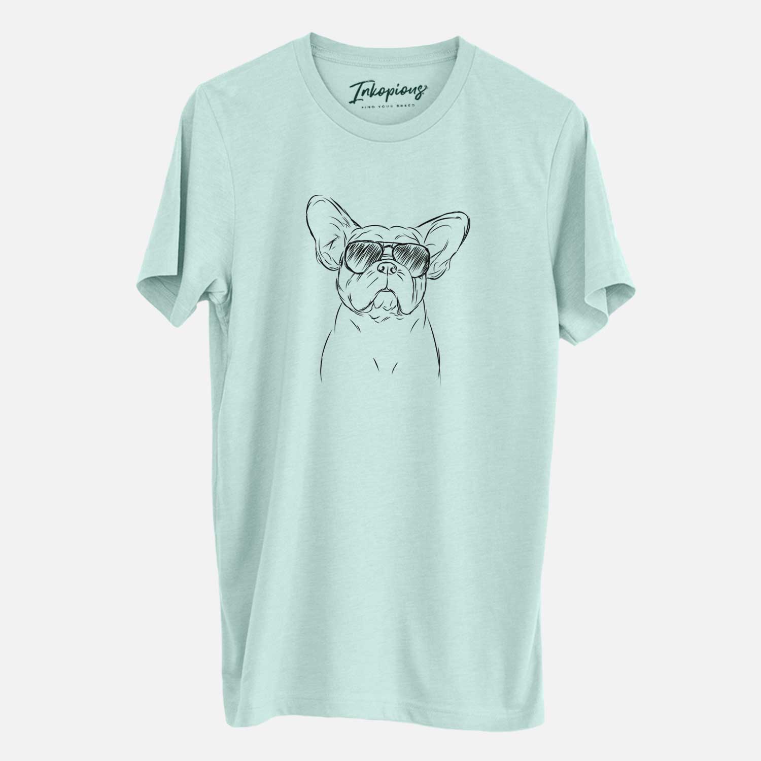 Aviator Pierre the French Bulldog - Unisex Crewneck