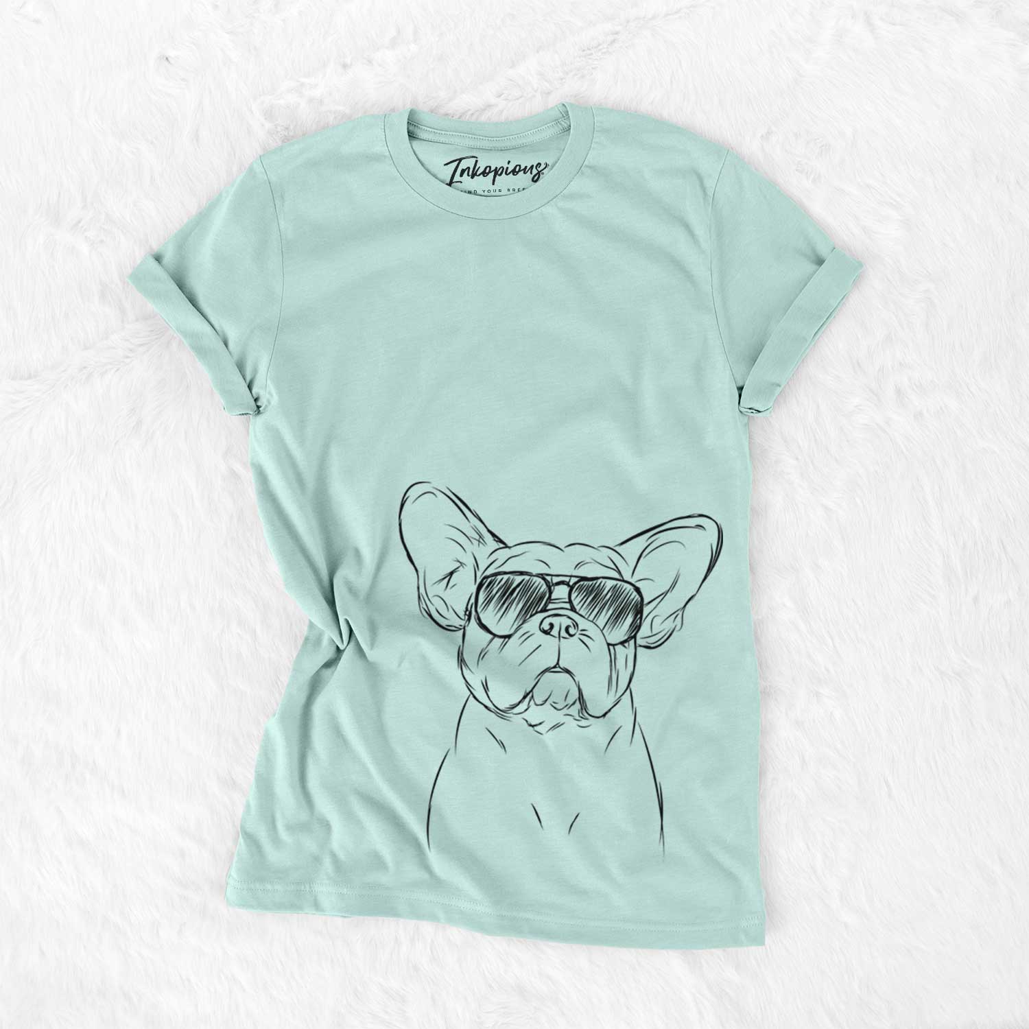 Aviator Pierre the French Bulldog - Unisex Crewneck