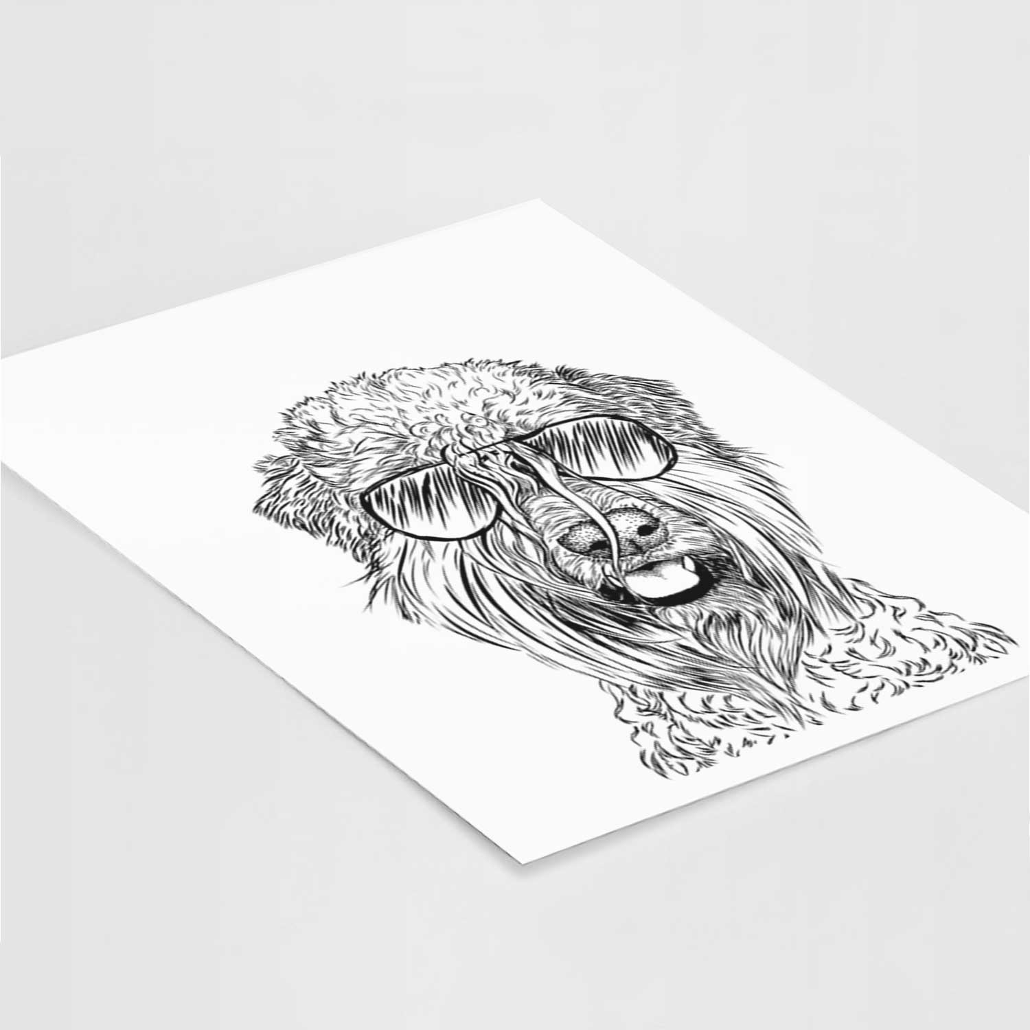 Pierre the Soft Coated Wheaten Terrier Art Print