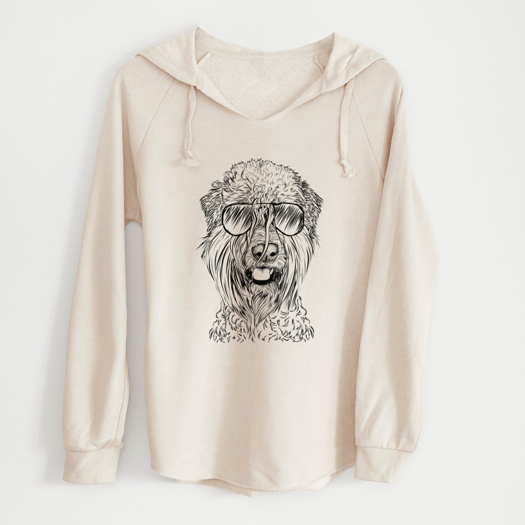 Aviator Pierre the Soft Coated Wheaten Terrier - Cali Wave Hooded Sweatshirt