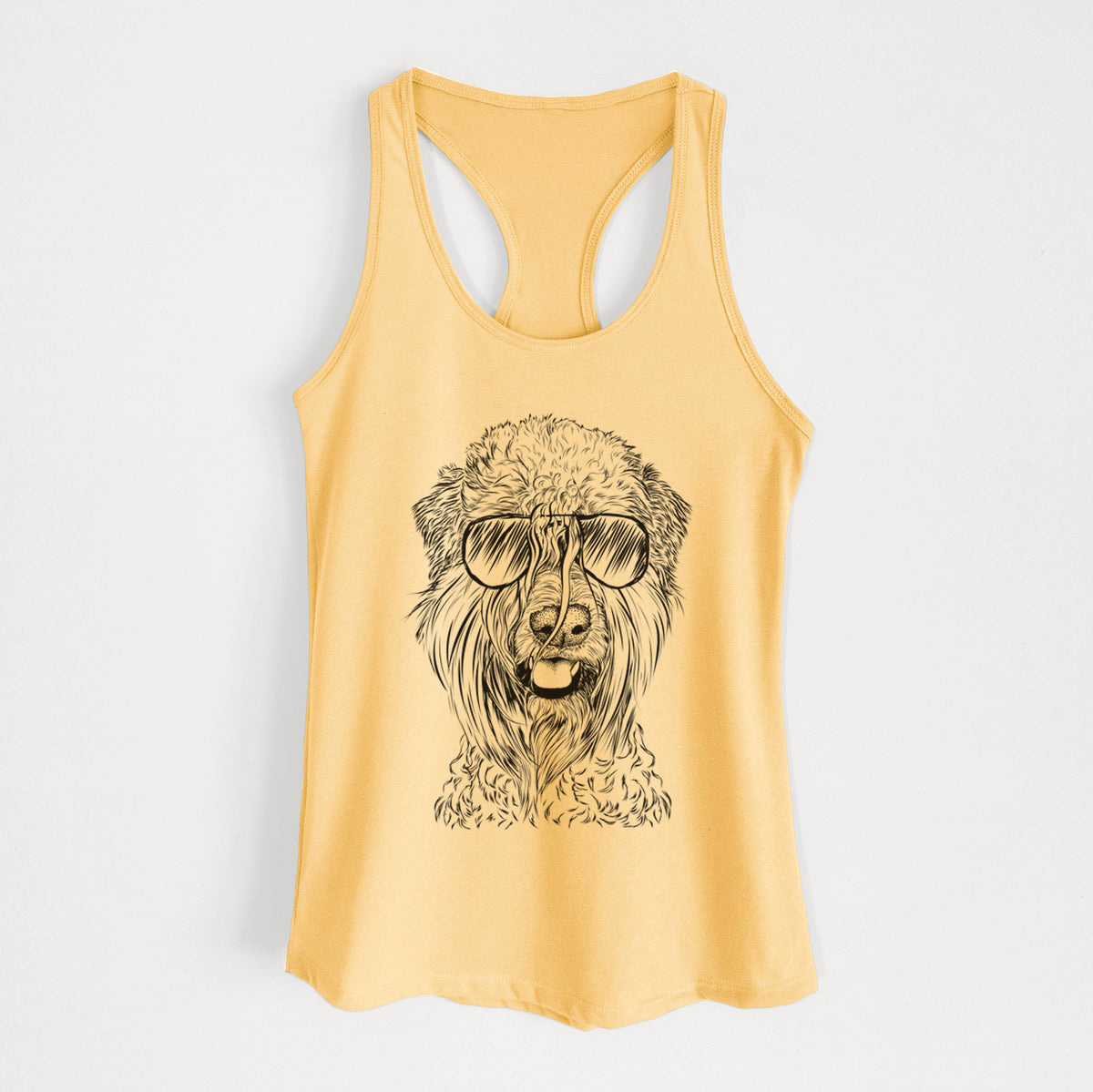 Pierre the Soft Coated Wheaten Terrier - Women's Racerback Tanktop