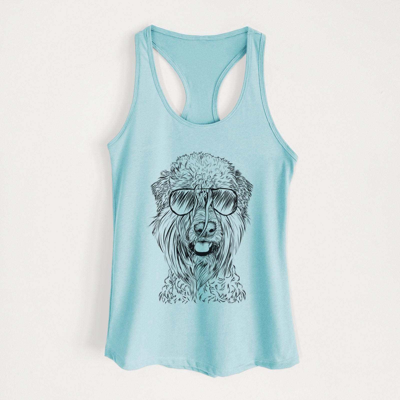 Pierre the Soft Coated Wheaten Terrier - Women's Racerback Tanktop