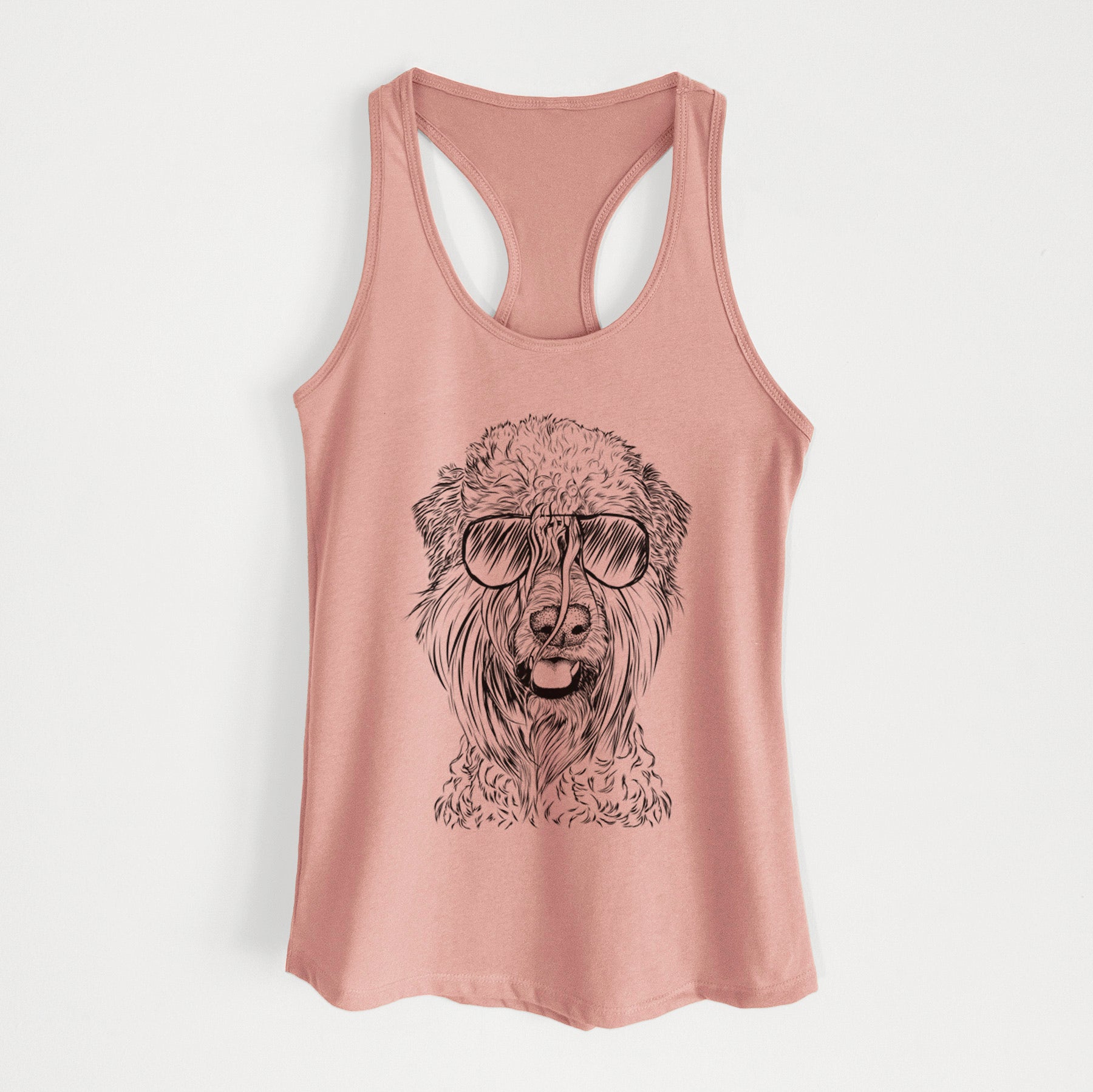 Pierre the Soft Coated Wheaten Terrier - Women's Racerback Tanktop