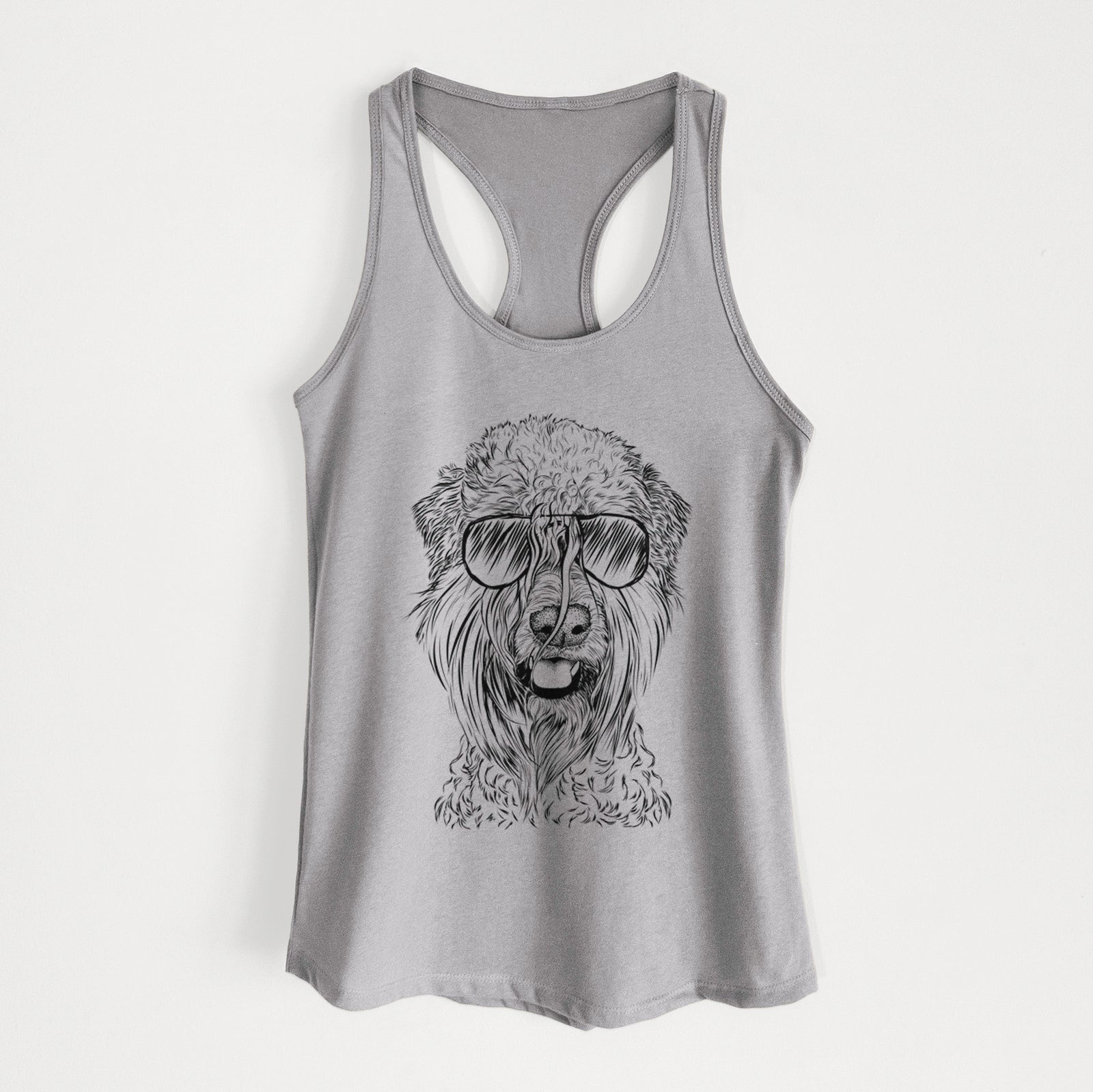 Pierre the Soft Coated Wheaten Terrier - Women's Racerback Tanktop