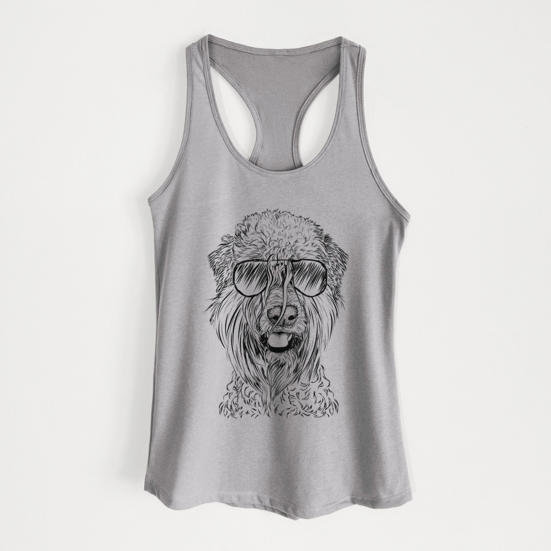 Pierre the Soft Coated Wheaten Terrier - Women's Racerback Tanktop