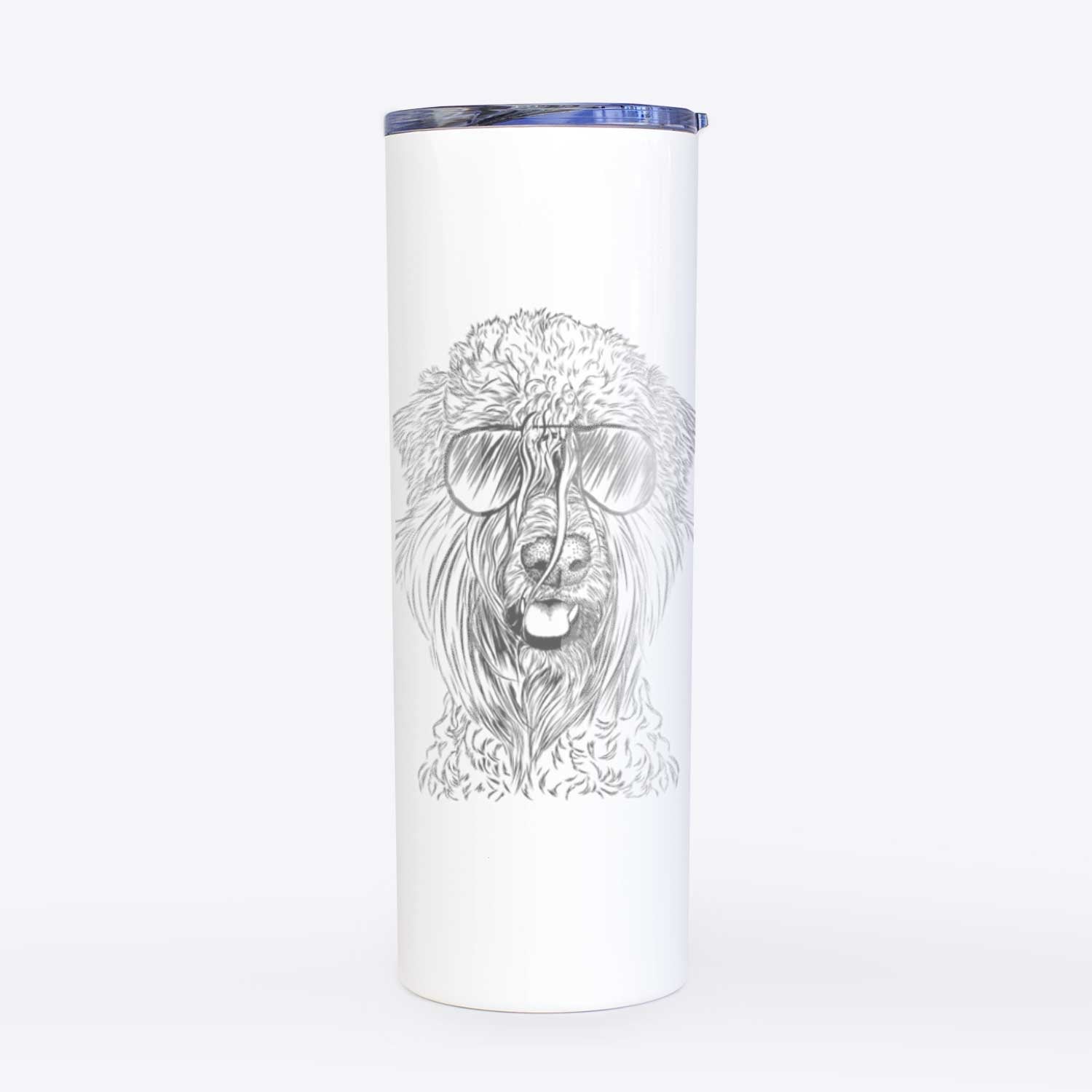 Pierre the Soft Coated Wheaten Terrier - 20oz Skinny Tumbler