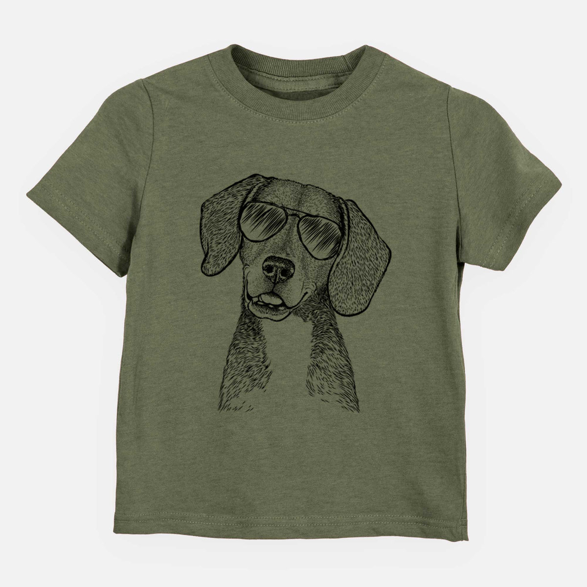 Aviator Piggy the Beagle Mix - Kids/Youth/Toddler Shirt