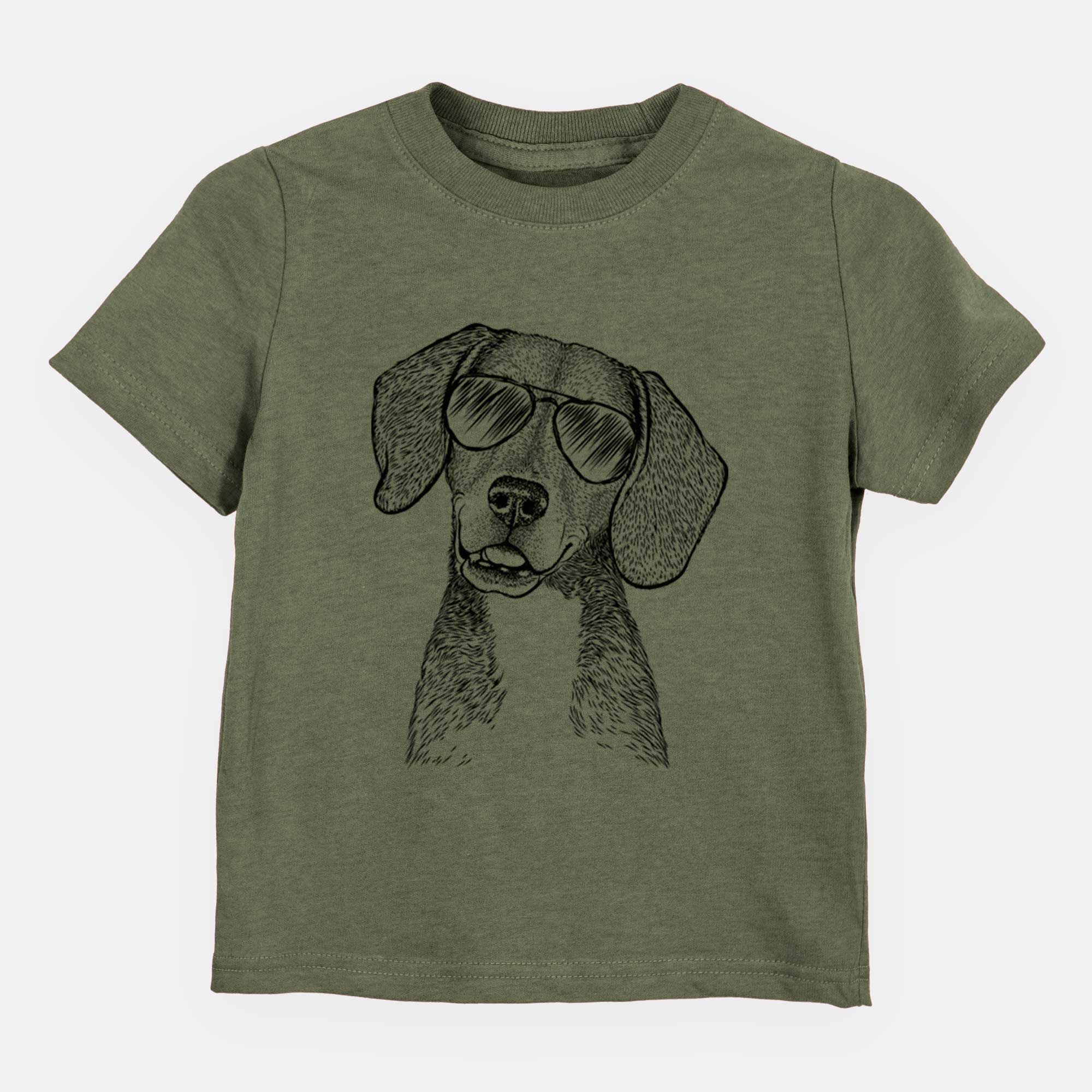 Aviator Piggy the Beagle Mix - Kids/Youth/Toddler Shirt