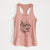 Piggy the American Staffordshire Terrier - Women's Racerback Tanktop