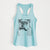 Piggy the English Bulldog - Women's Racerback Tanktop