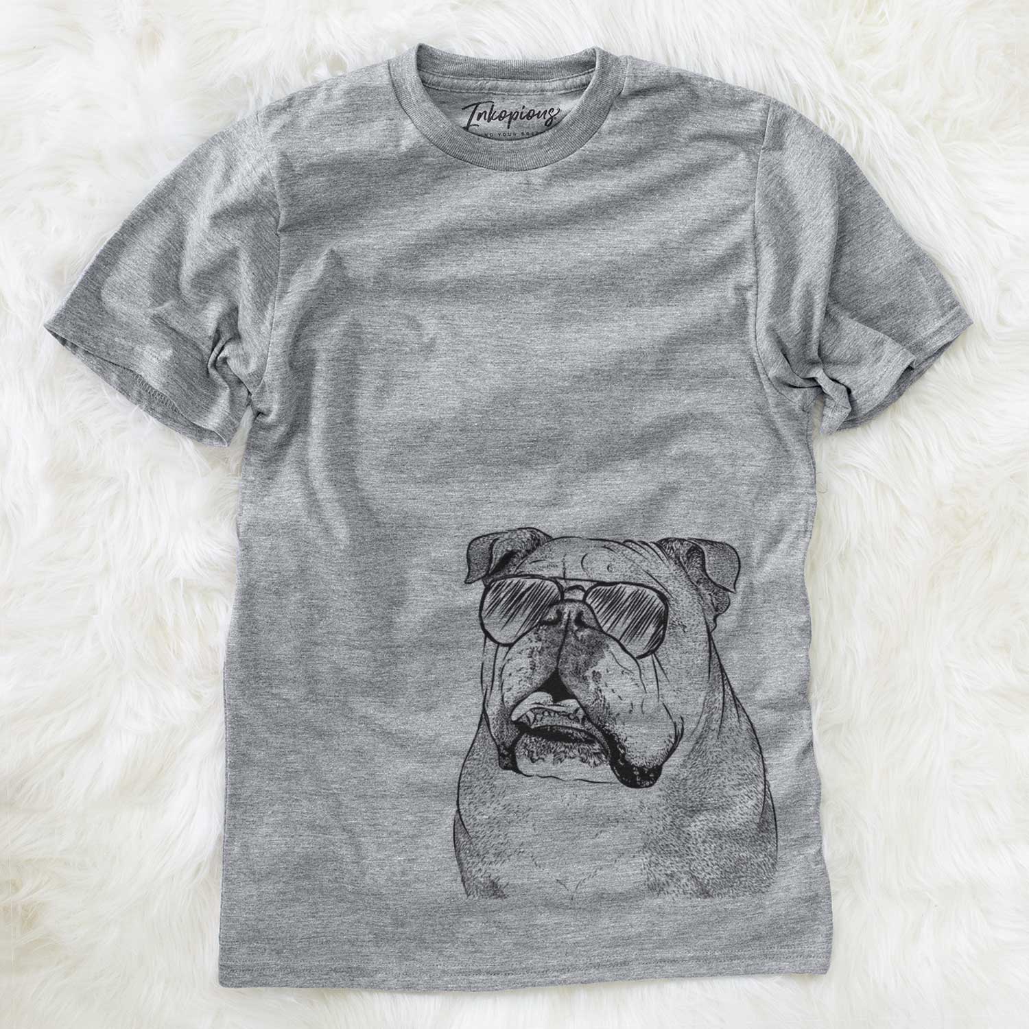 Piggy the English Bulldog - Unisex Crewneck