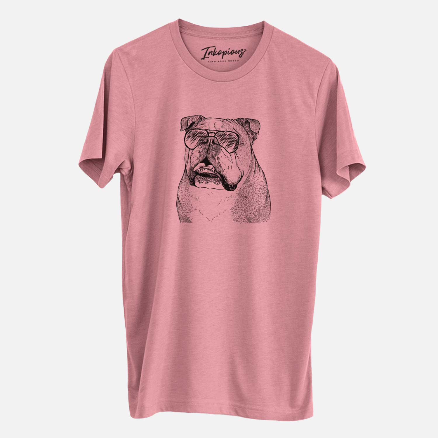 Aviator Piggy the English Bulldog - Unisex Crewneck