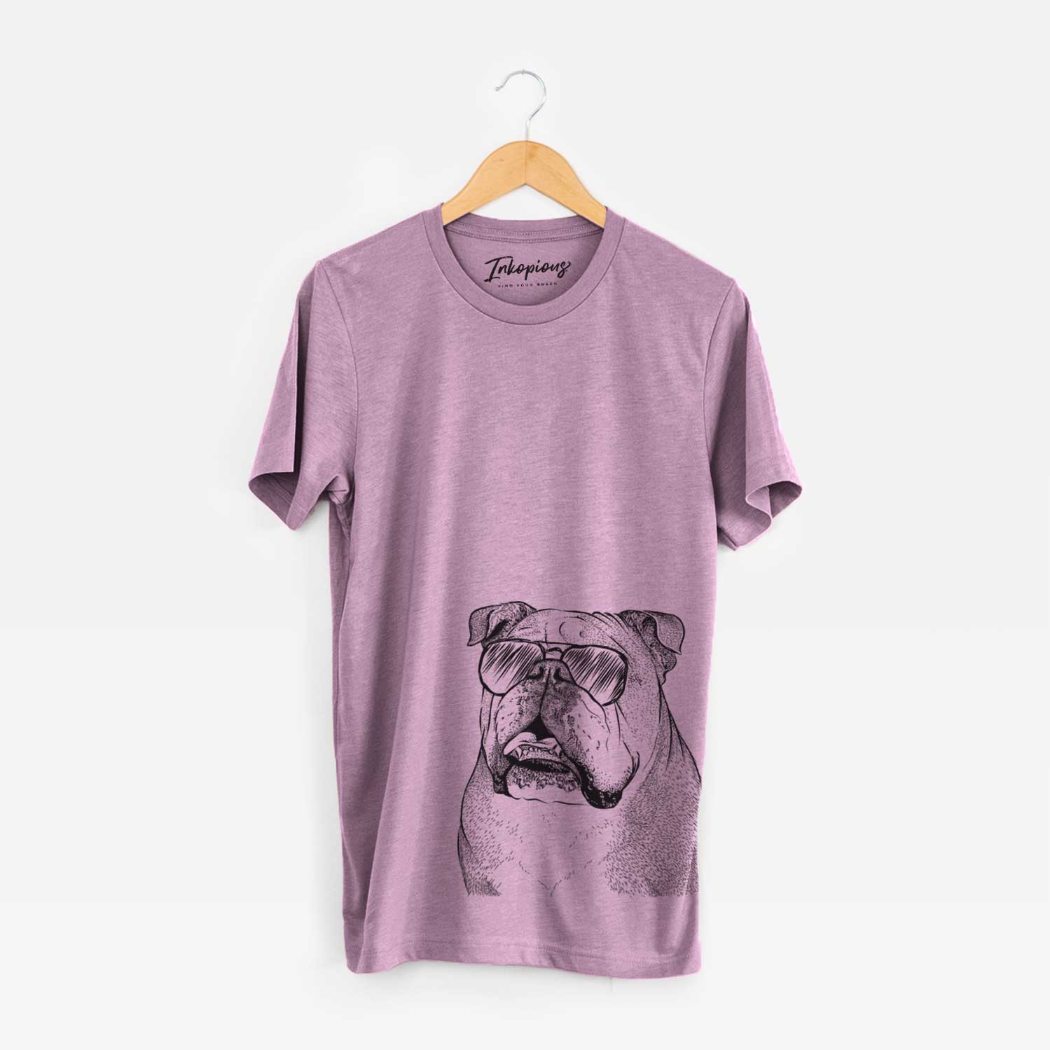 Piggy the English Bulldog - Bella Canvas Unisex Crewneck